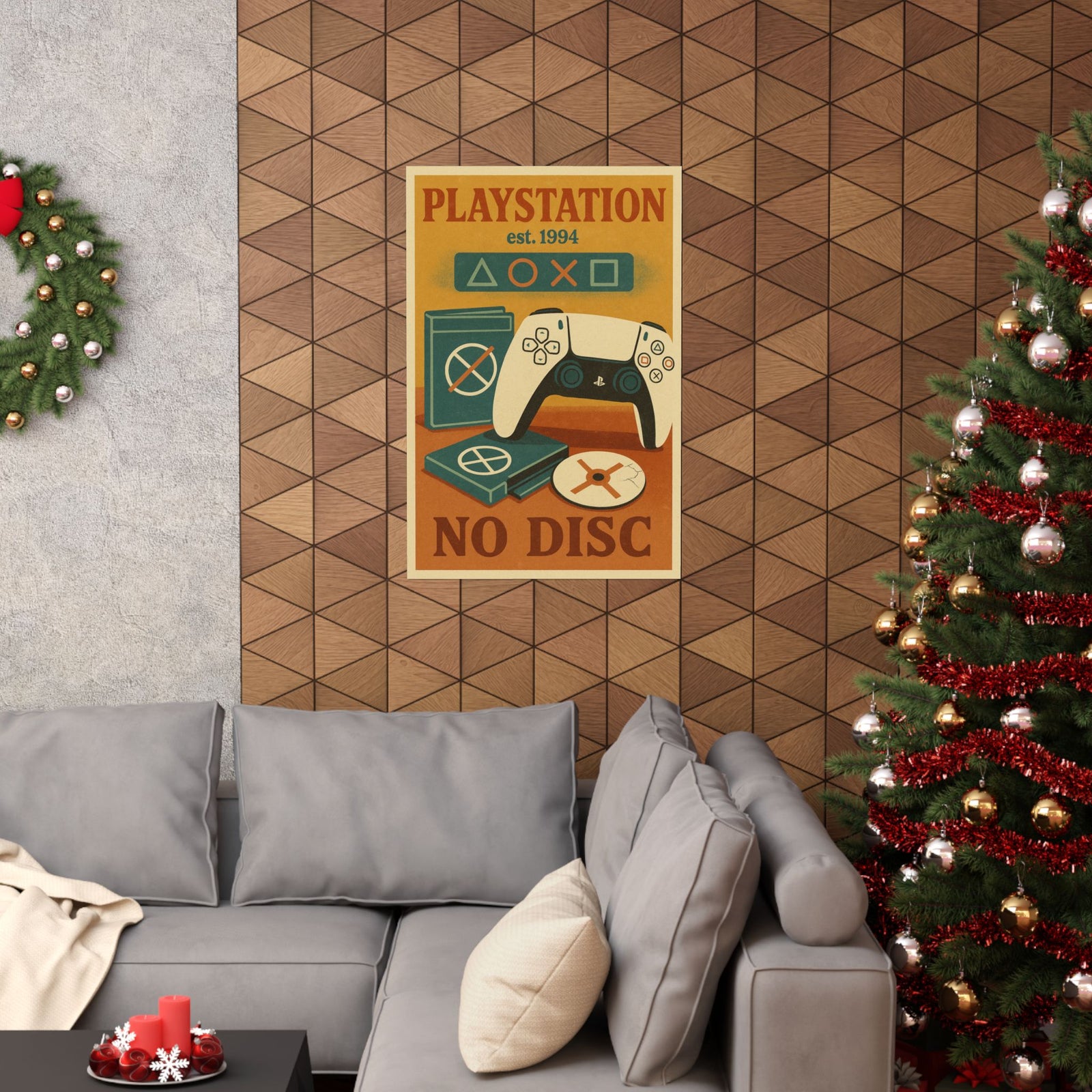 Playstation Vintage / Retro Poster - Wall Art Print