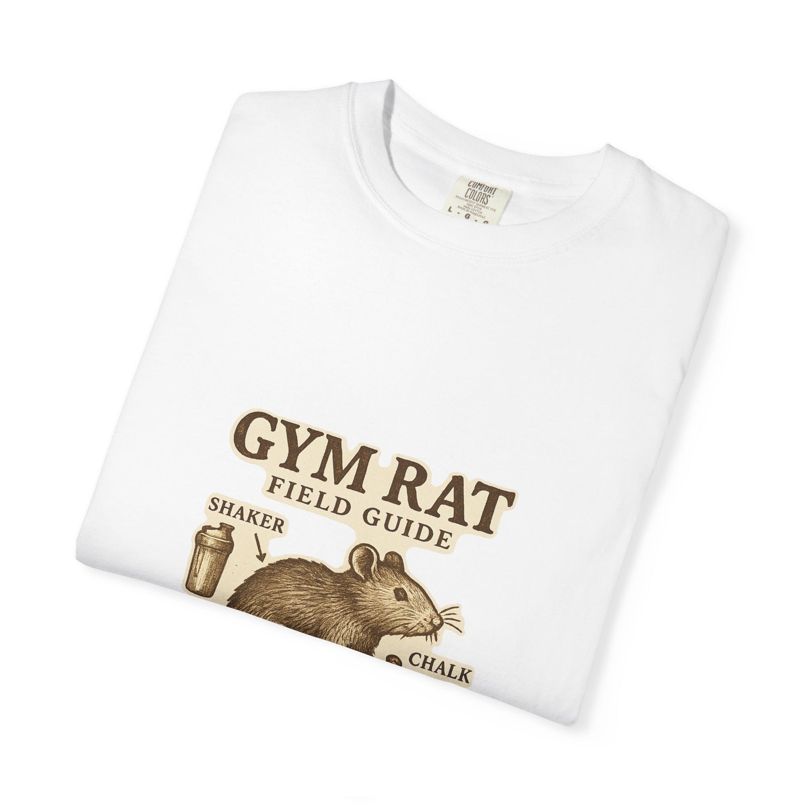 Gym Rat Field Guide Graphic Tee, Rattus Gymnasium