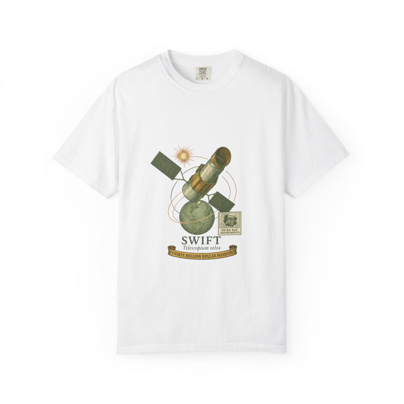 Swift Telescope Space Science T-Shirt - Nature / Botanical Tee