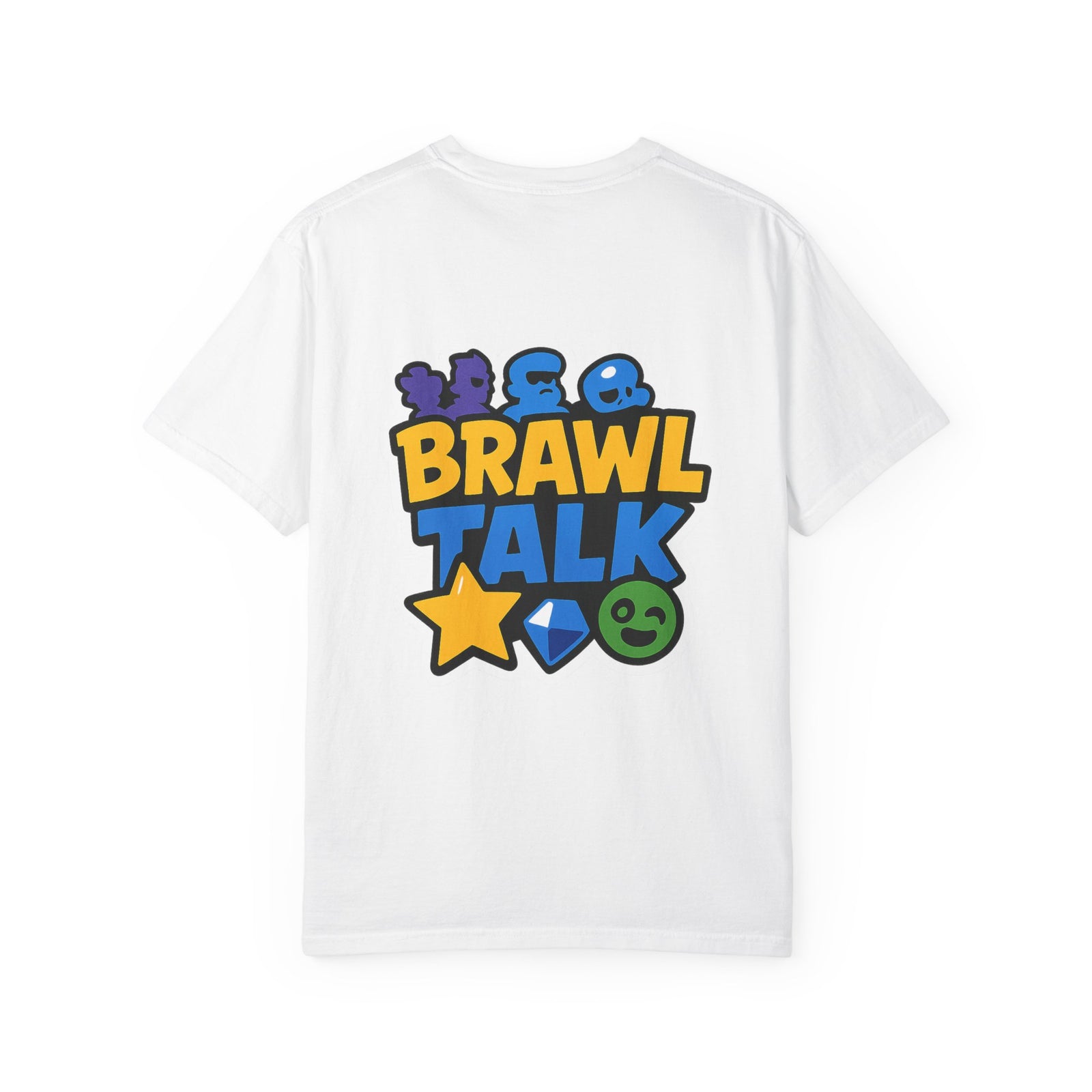 Brawl Stars Mobile Gaming Brawler Tee - Statement Text / Typographic Tee