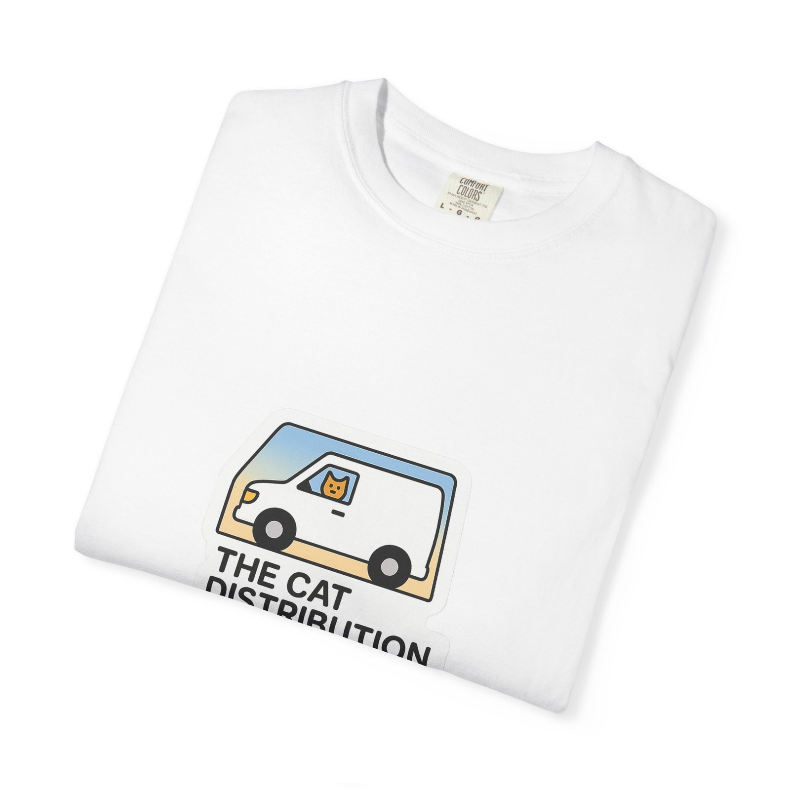 Cat Distribution System Graphic Tee, Chosen By A Stray Meme