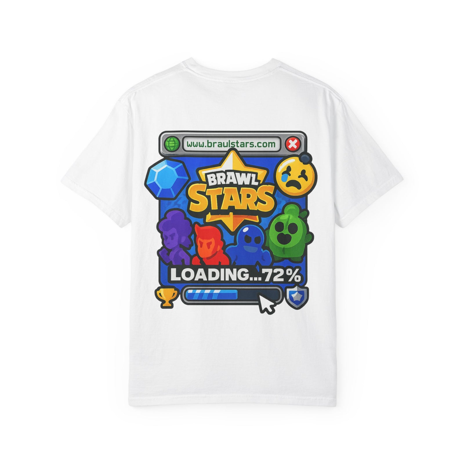 Brawl Stars Mobile Gaming Brawler Tee - Y2K Early-Internet Nostalgia Tee