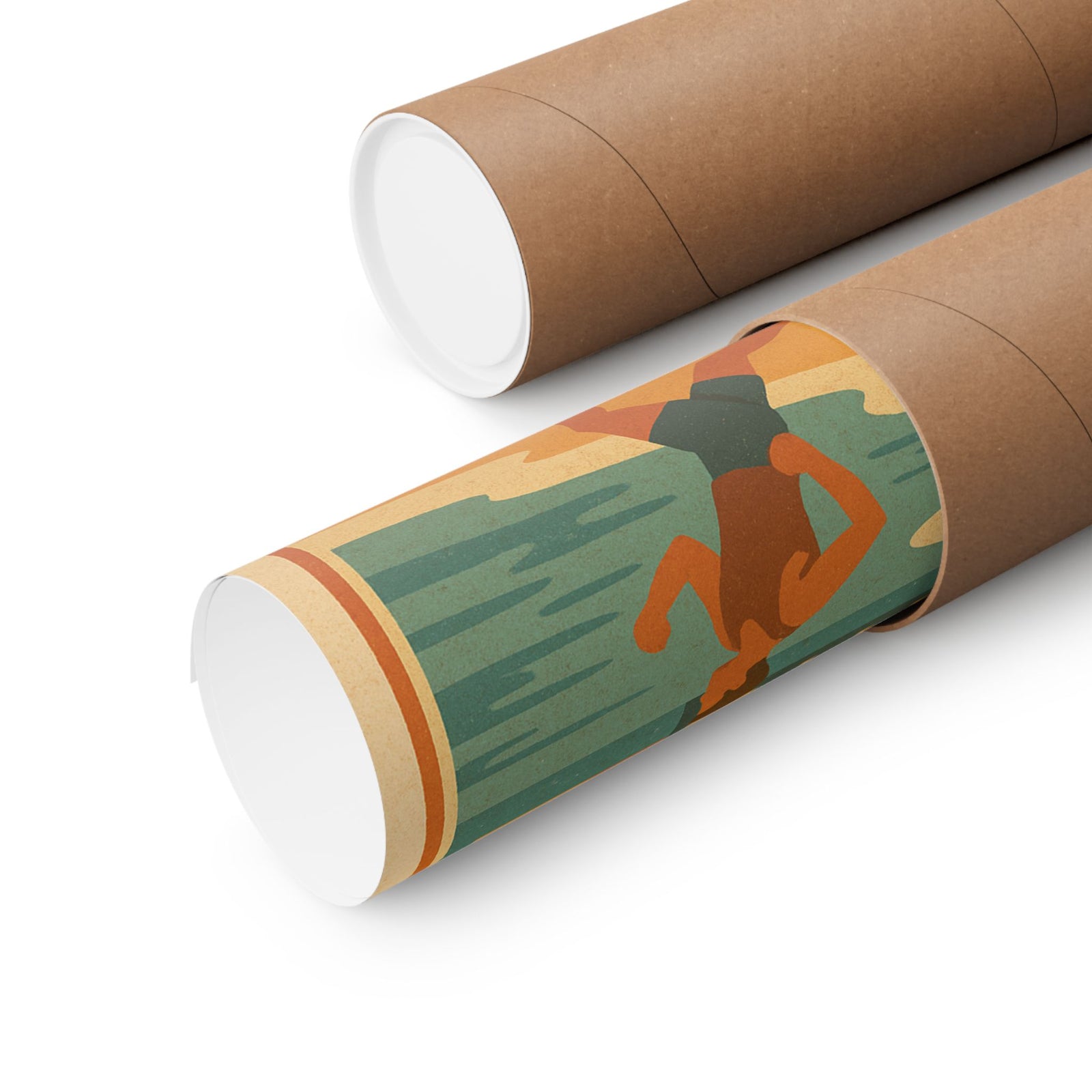 No Days Off Gym Resort Art Print Poster, Retro Travel Style