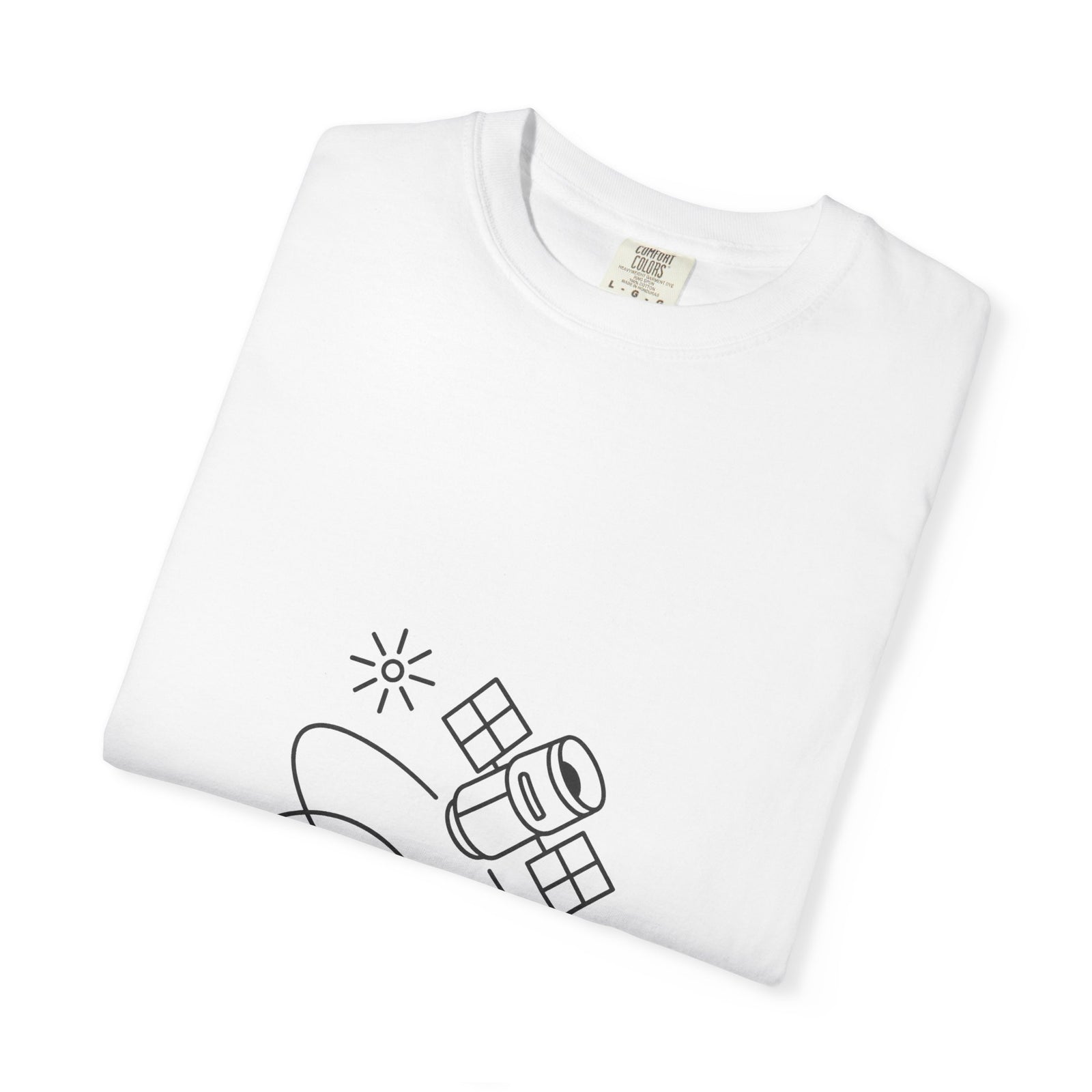 Swift Telescope Space Science T-Shirt - Minimalist Line Art Tee