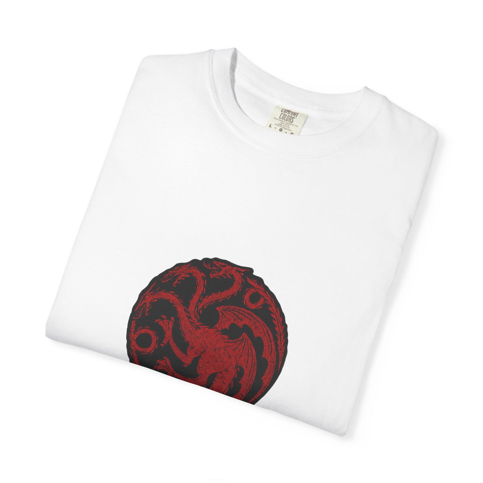 House Of The Dragon Fantasy TV T-Shirt - Modern Gothic Subverted-Logo Luxe Tee