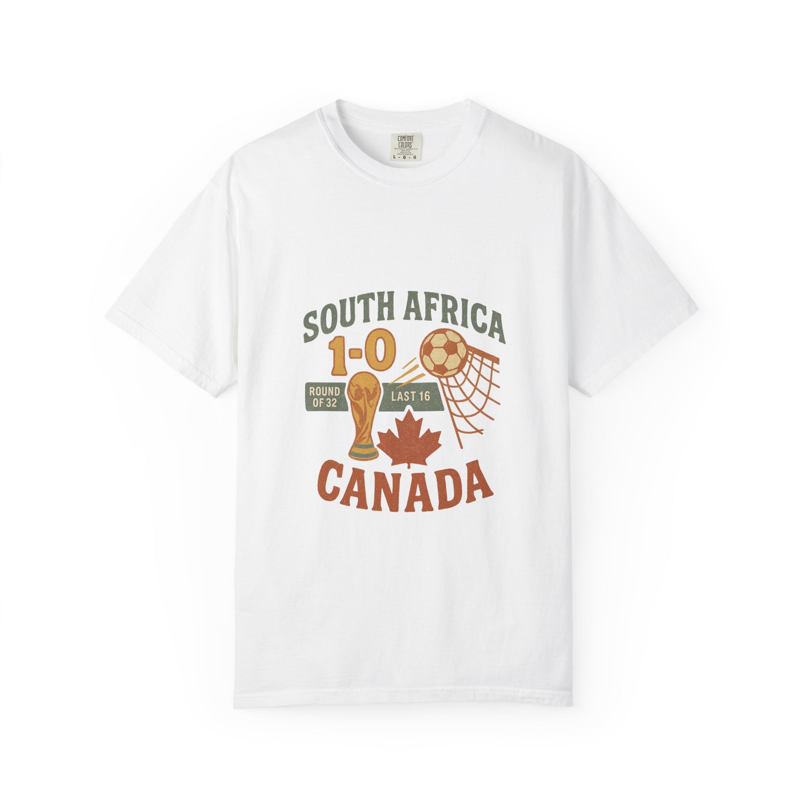 South Africa Vs Canada Football Graphic Tee - Vintage / Retro Tee