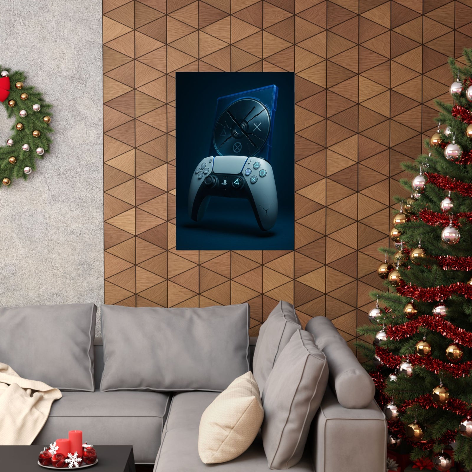 Playstation Hyper-Real 3D Poster - Wall Art Print
