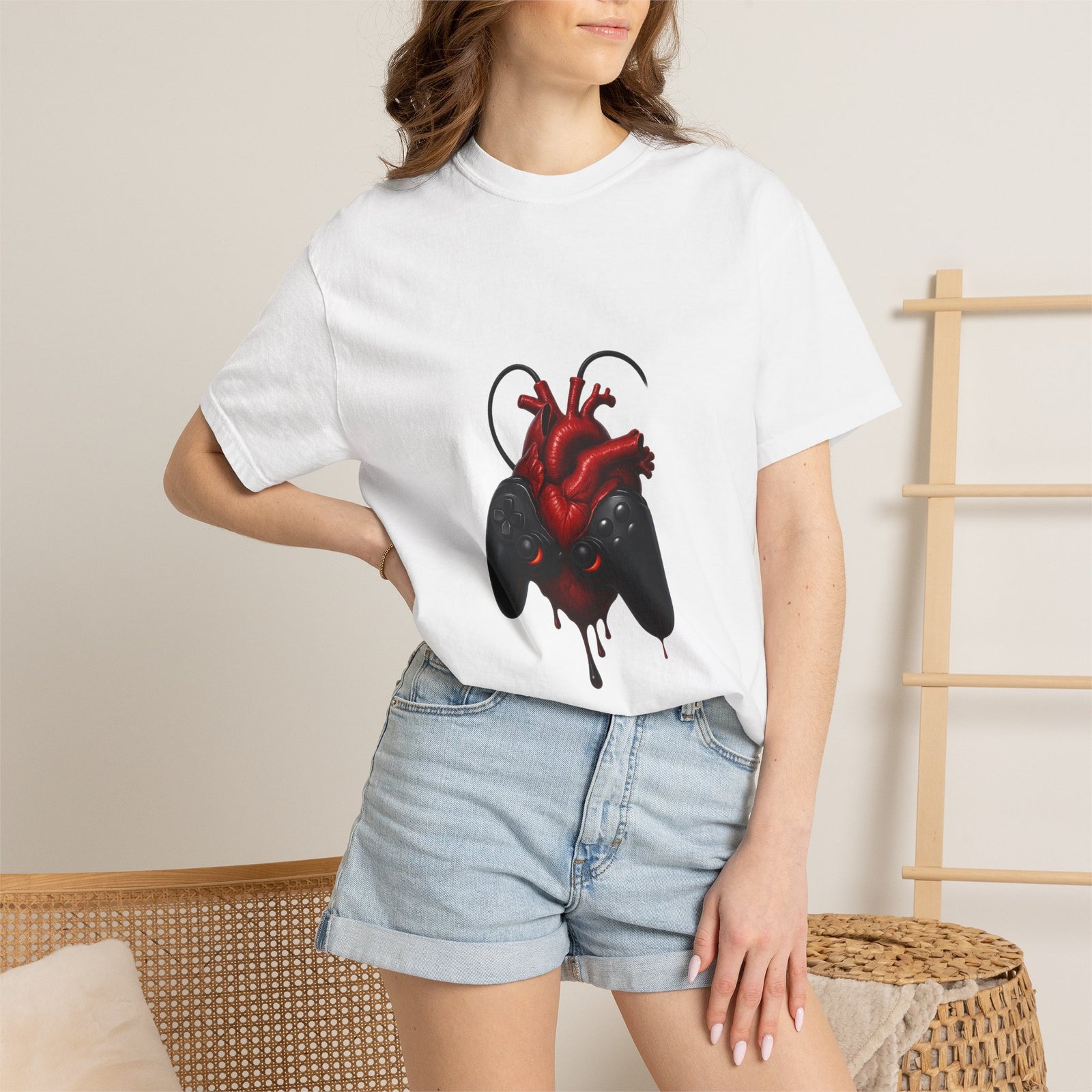 Controller Heart Graphic Tee, Gaming Is Life Fusion