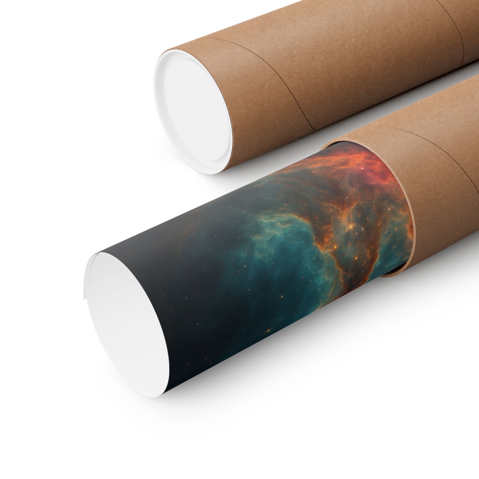 Nebula Star Nursery Art Print Poster, Hyper-Real Cosmic Clouds