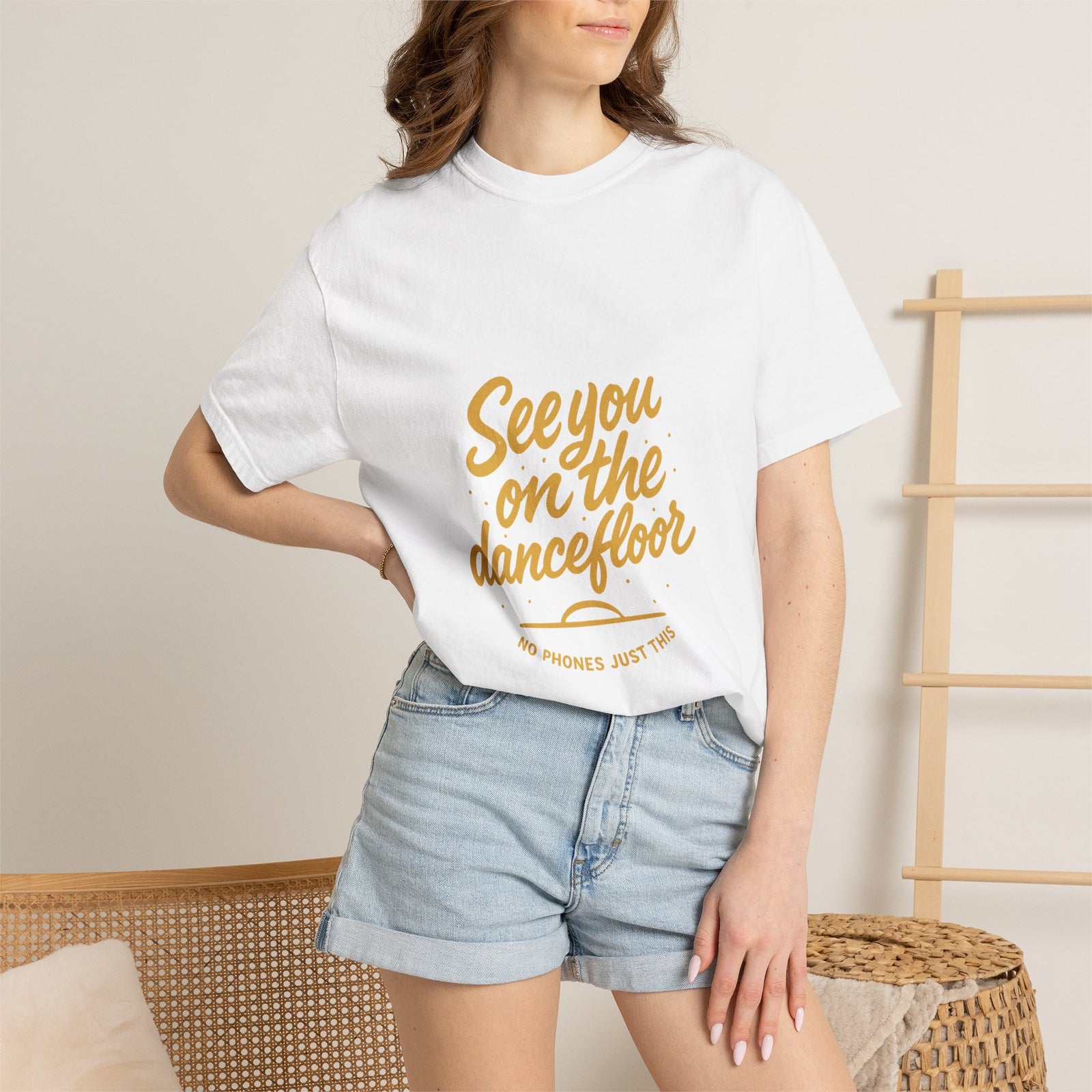 See You On The Dancefloor Graphic Tee, Festival Sunset Script