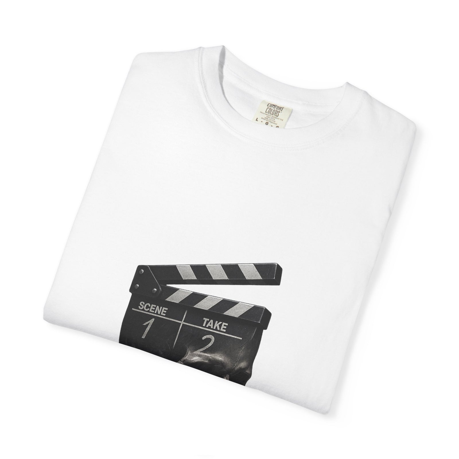 Clapperboard 3D Graphic Tee, Photoreal Film Slate