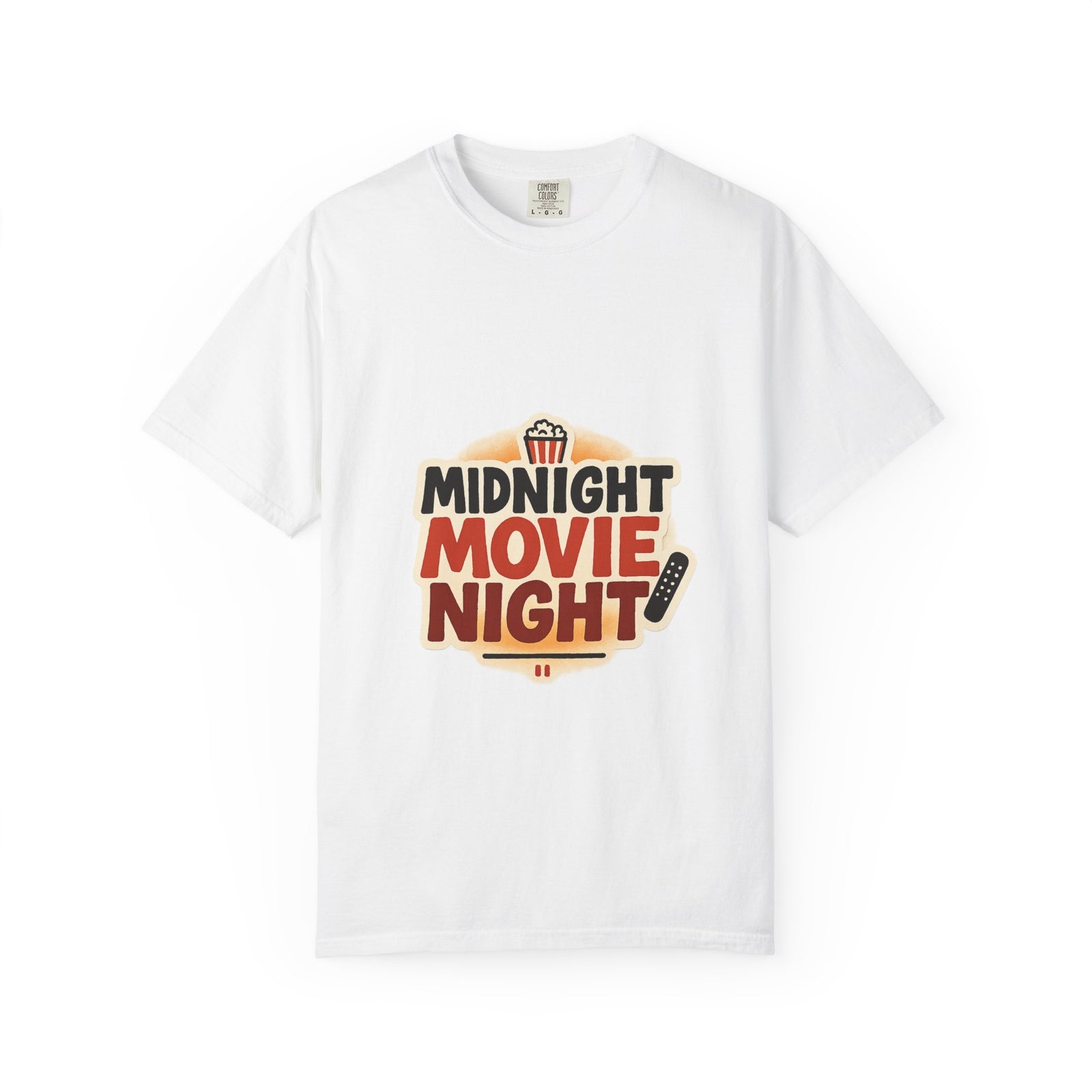 Movie Night Graphic Tee, Cozy Couch Cinema Vibe