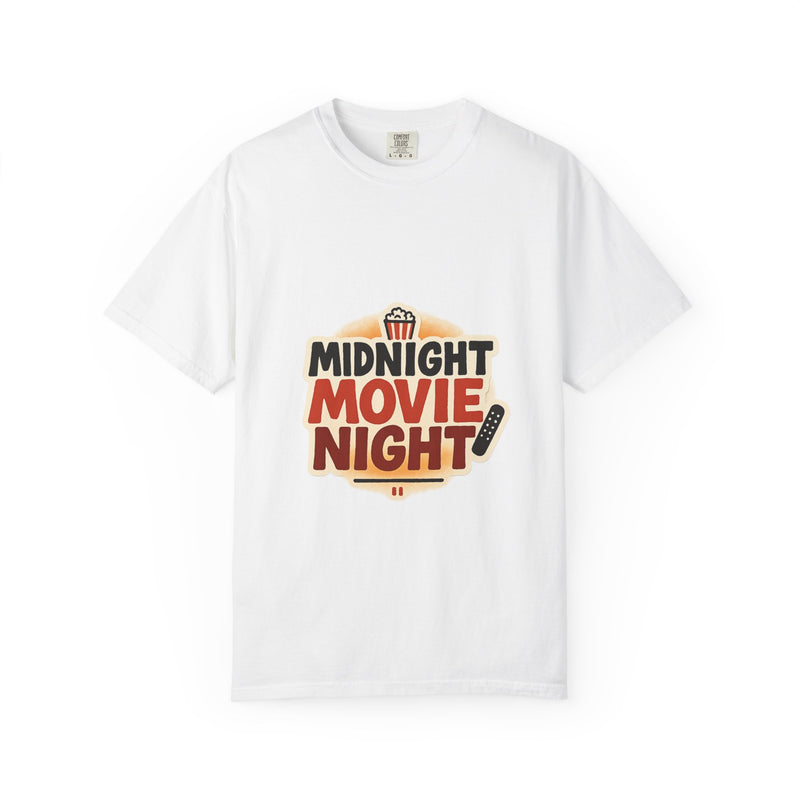 Movie Night Graphic Tee, Cozy Couch Cinema Vibe