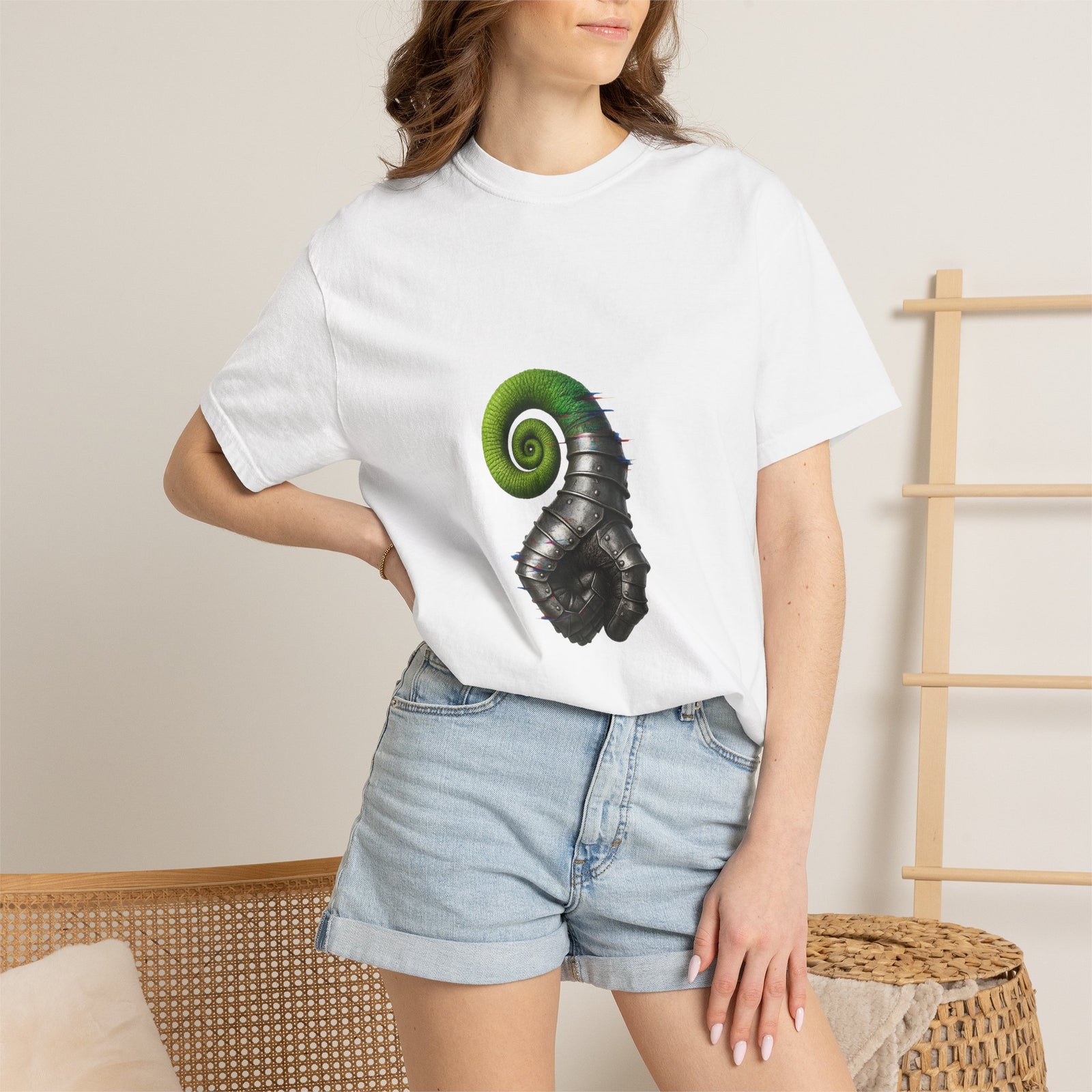 Meccha Chameleon Glitch Armor Tee