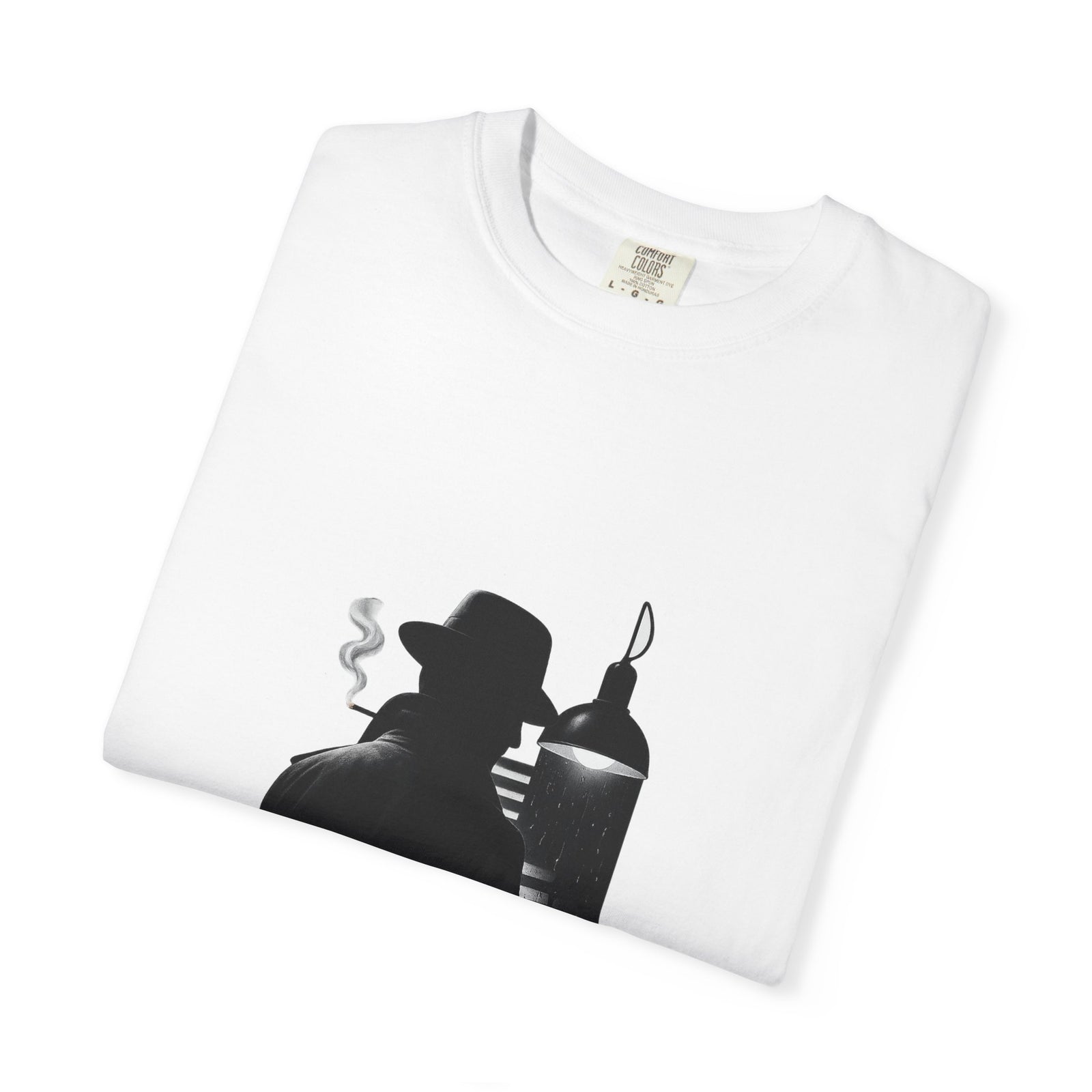 Film Noir Detective Graphic Tee, Venetian Blind Shadows