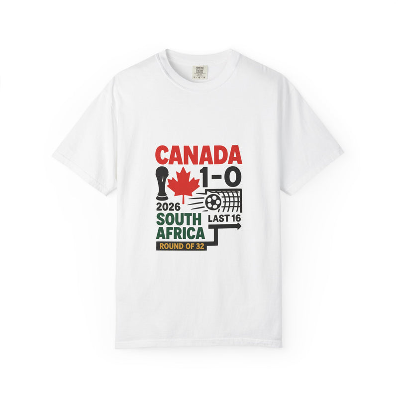 South Africa Vs Canada Football Graphic Tee - Statement Text / Typographic Tee