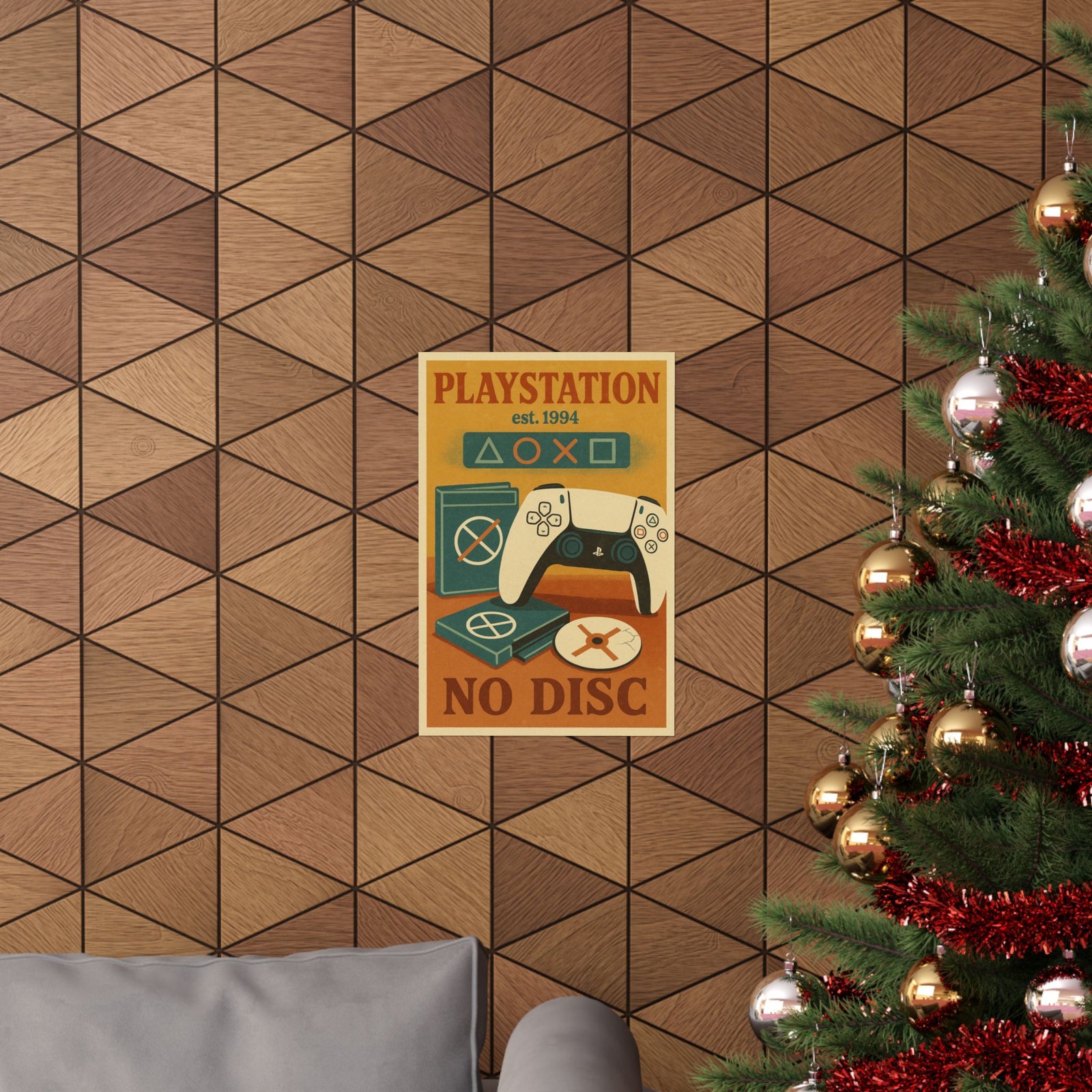 Playstation Vintage / Retro Poster - Wall Art Print
