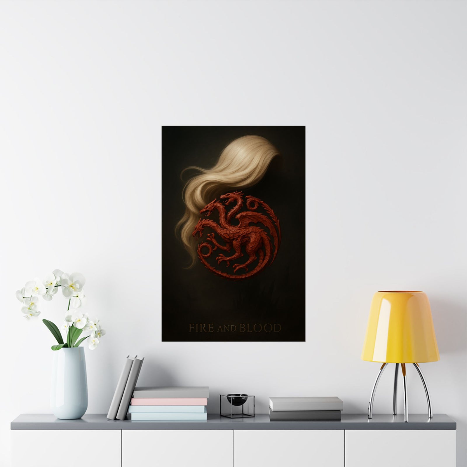 House Of The Dragon Hyper-Real 3D Poster - Wall Art Print