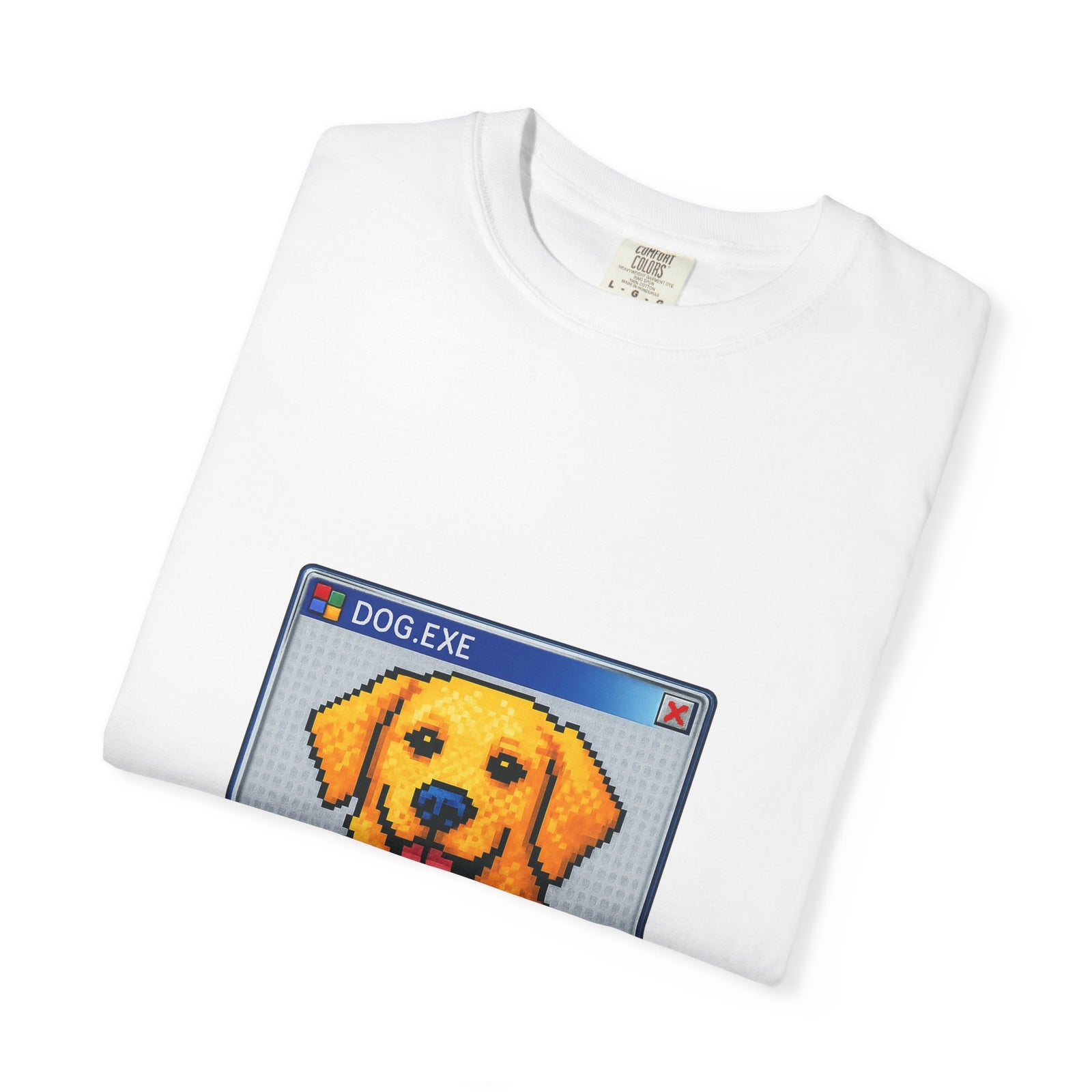 Good Boy Loading Bar Graphic Tee, Y2K Dog EXE Nostalgia