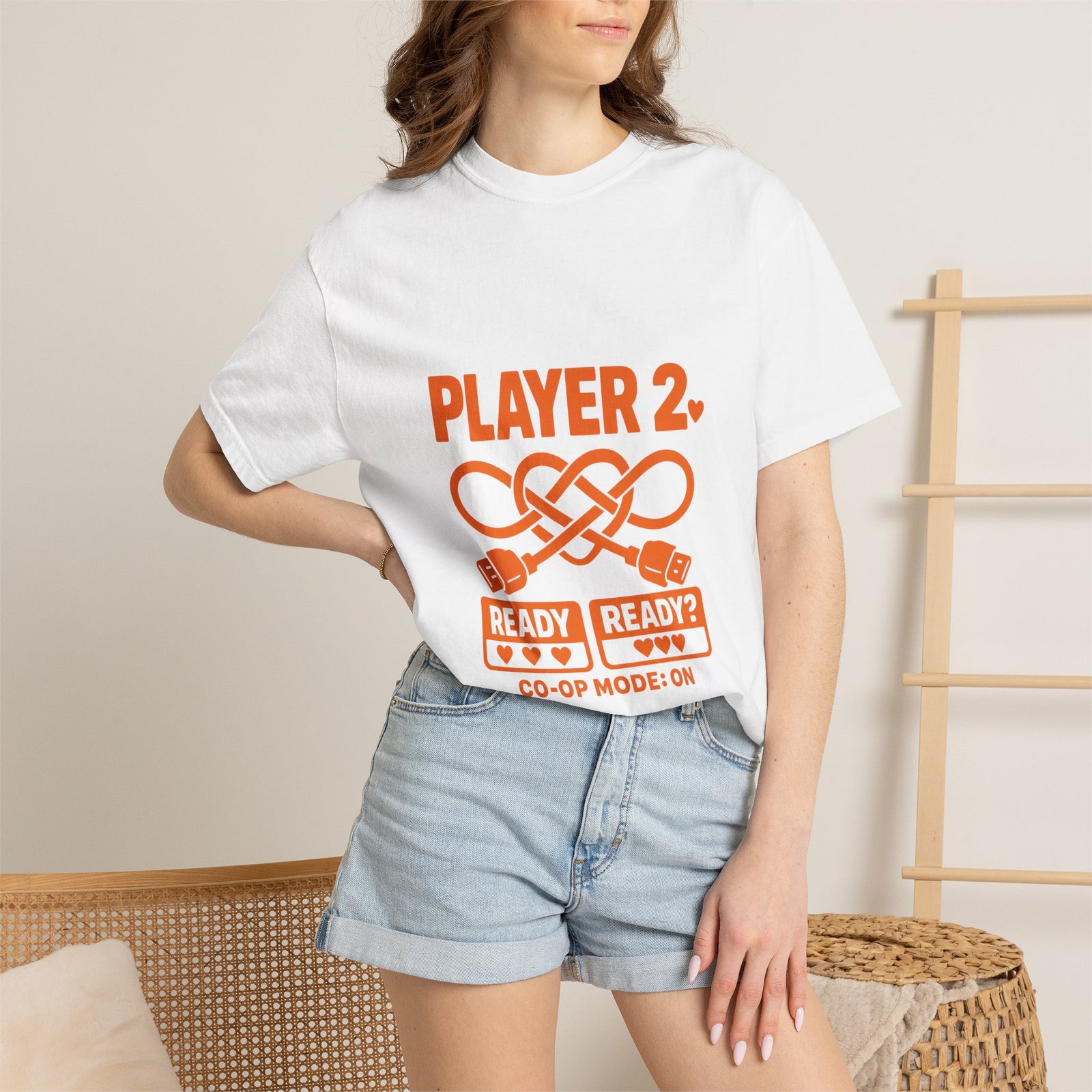 Player 2 Graphic Tee, Co-Op Mode Matching Duo