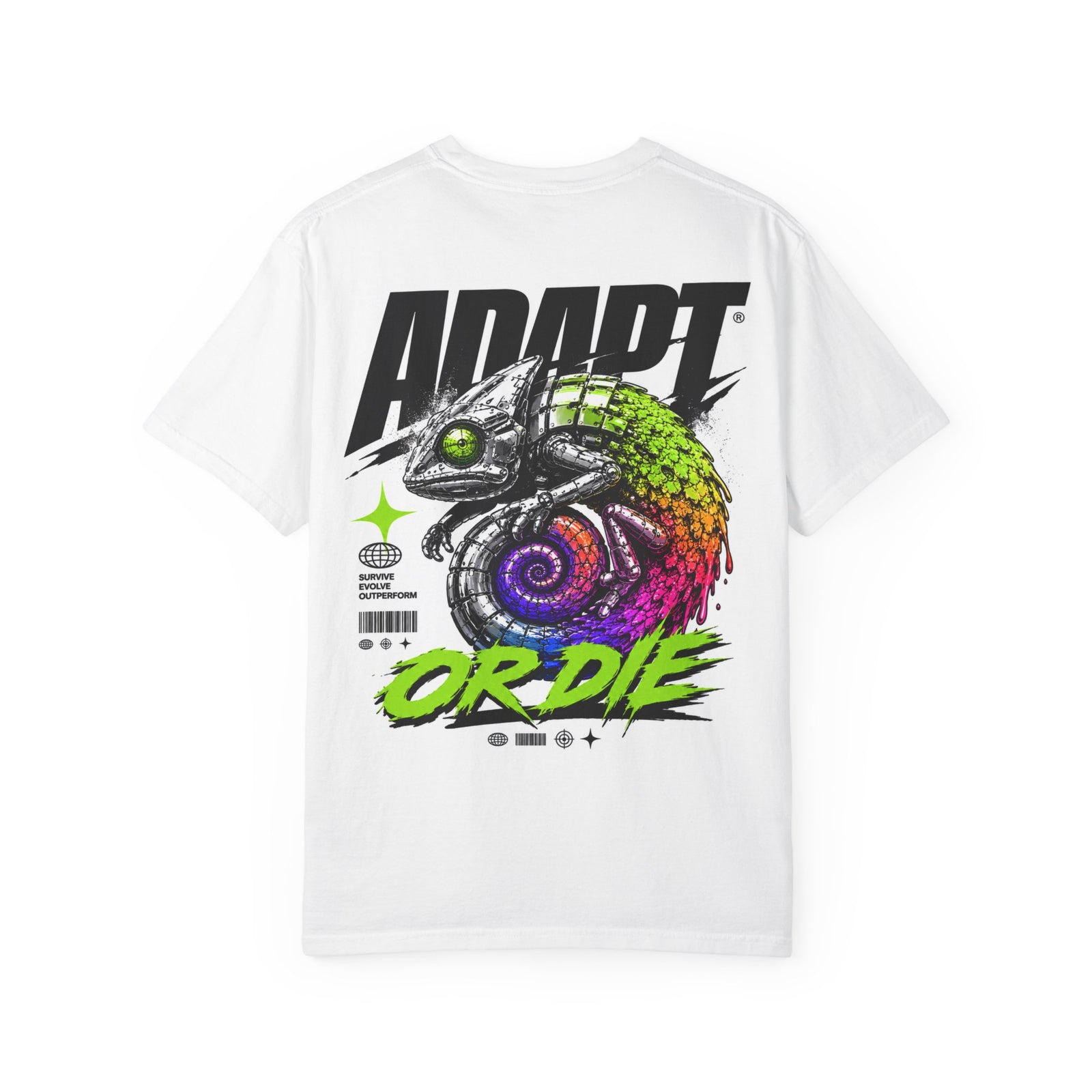 Adapt or Die - Meccha Chameleon - Graphic T