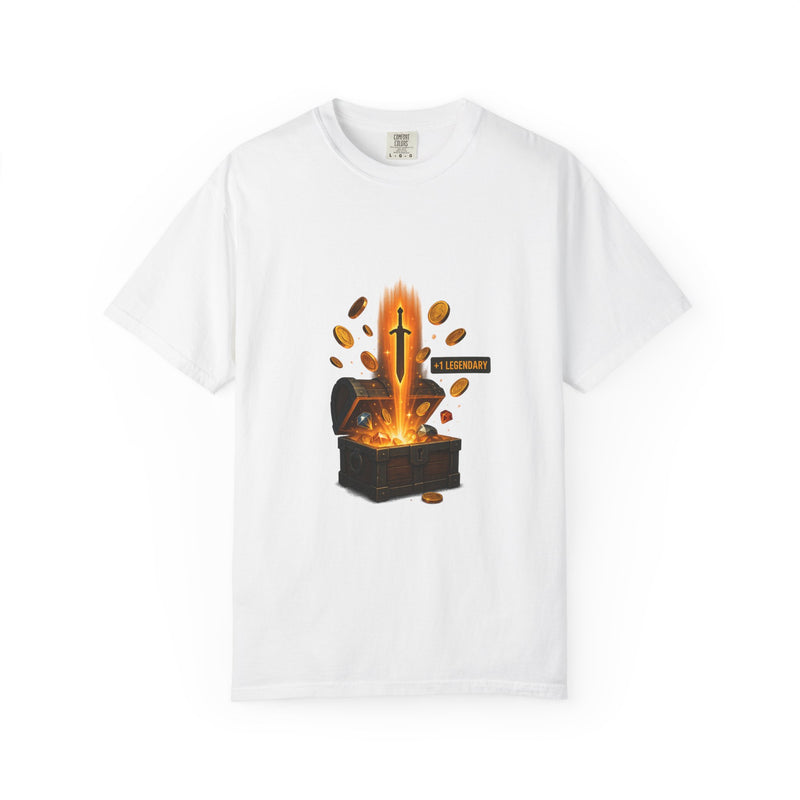 Legendary Loot Graphic Tee, Glowing Treasure Chest Drop