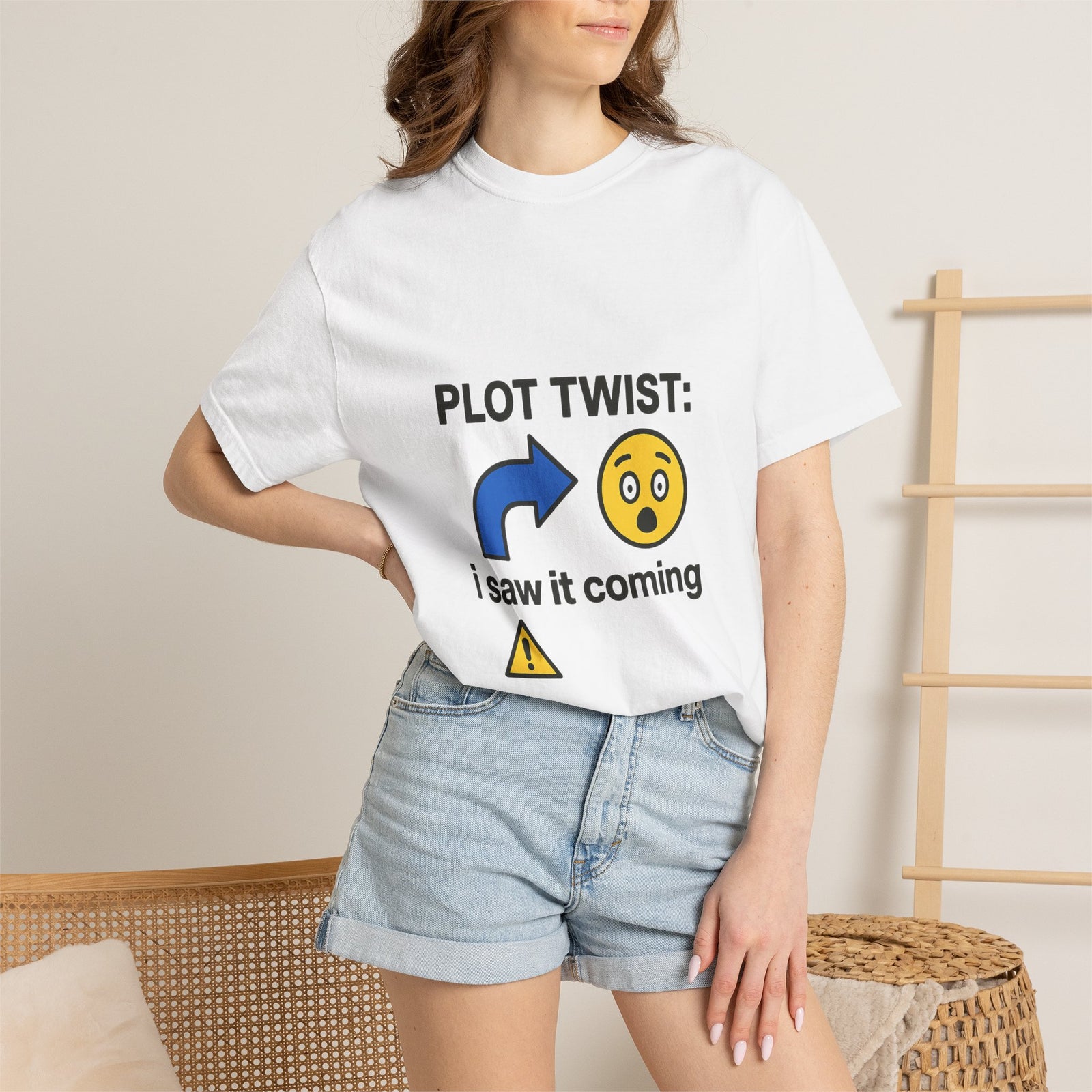 Plot Twist Graphic Tee, Deadpan Movie Meme