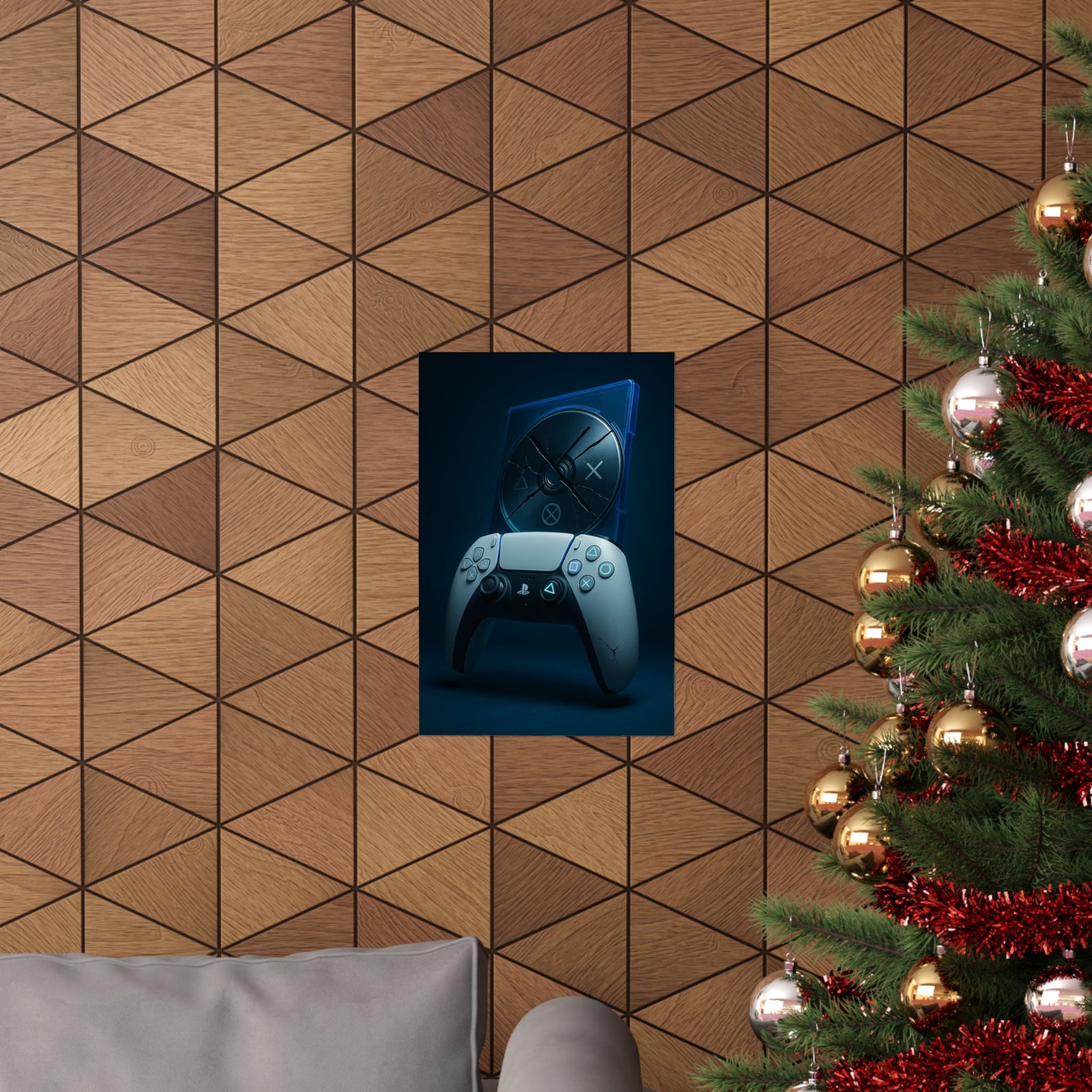 Playstation Hyper-Real 3D Poster - Wall Art Print