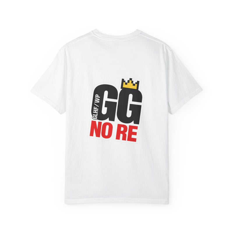 GG No Re Graphic Tee, Streetwear Back Hit Wordmark