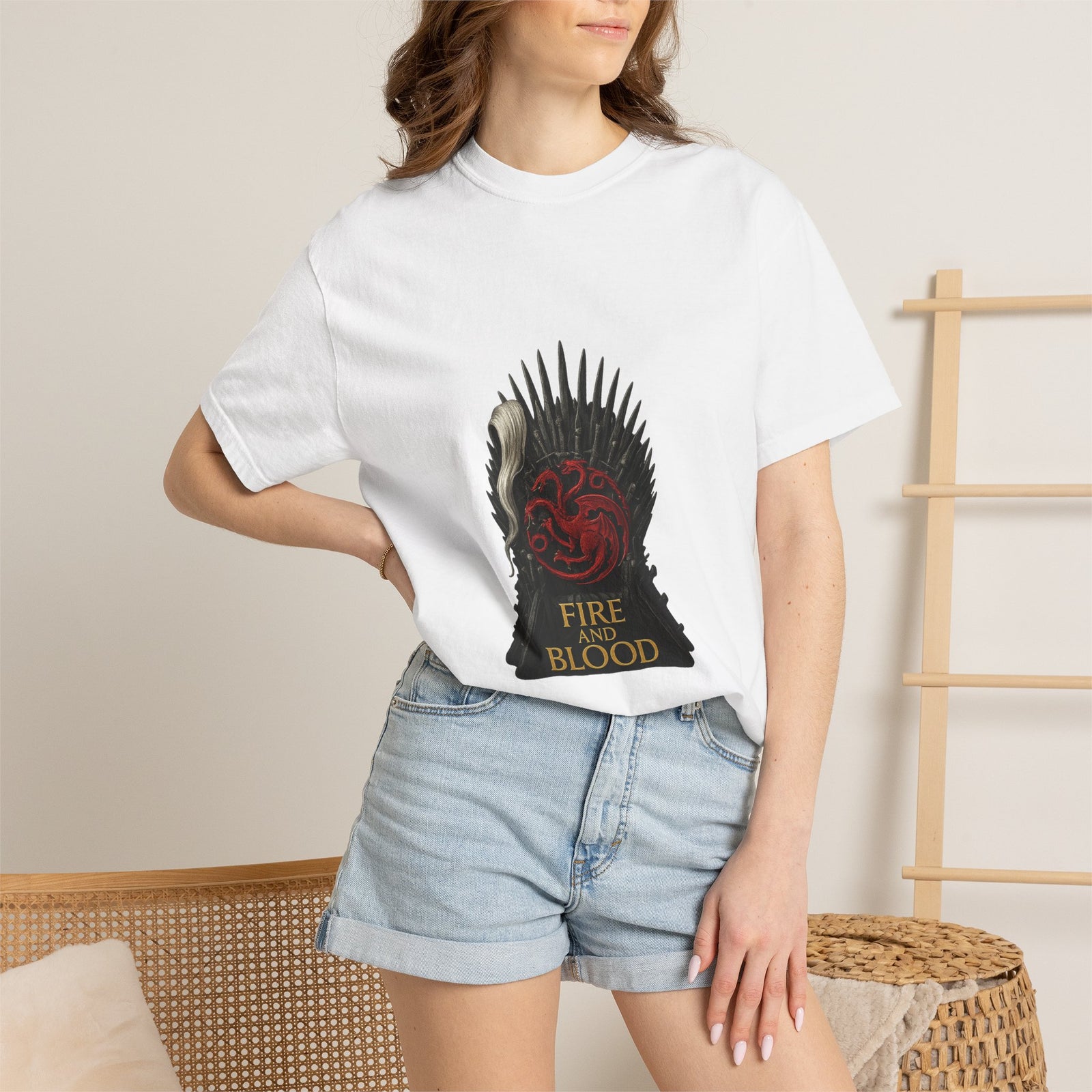 House Of The Dragon Fantasy TV T-Shirt - Hyper-Real 3D Fusion Object Tee