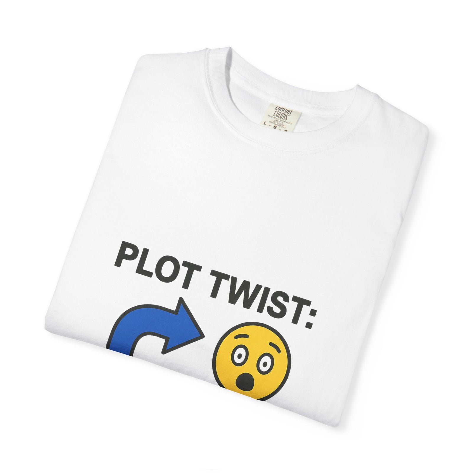 Plot Twist Graphic Tee, Deadpan Movie Meme