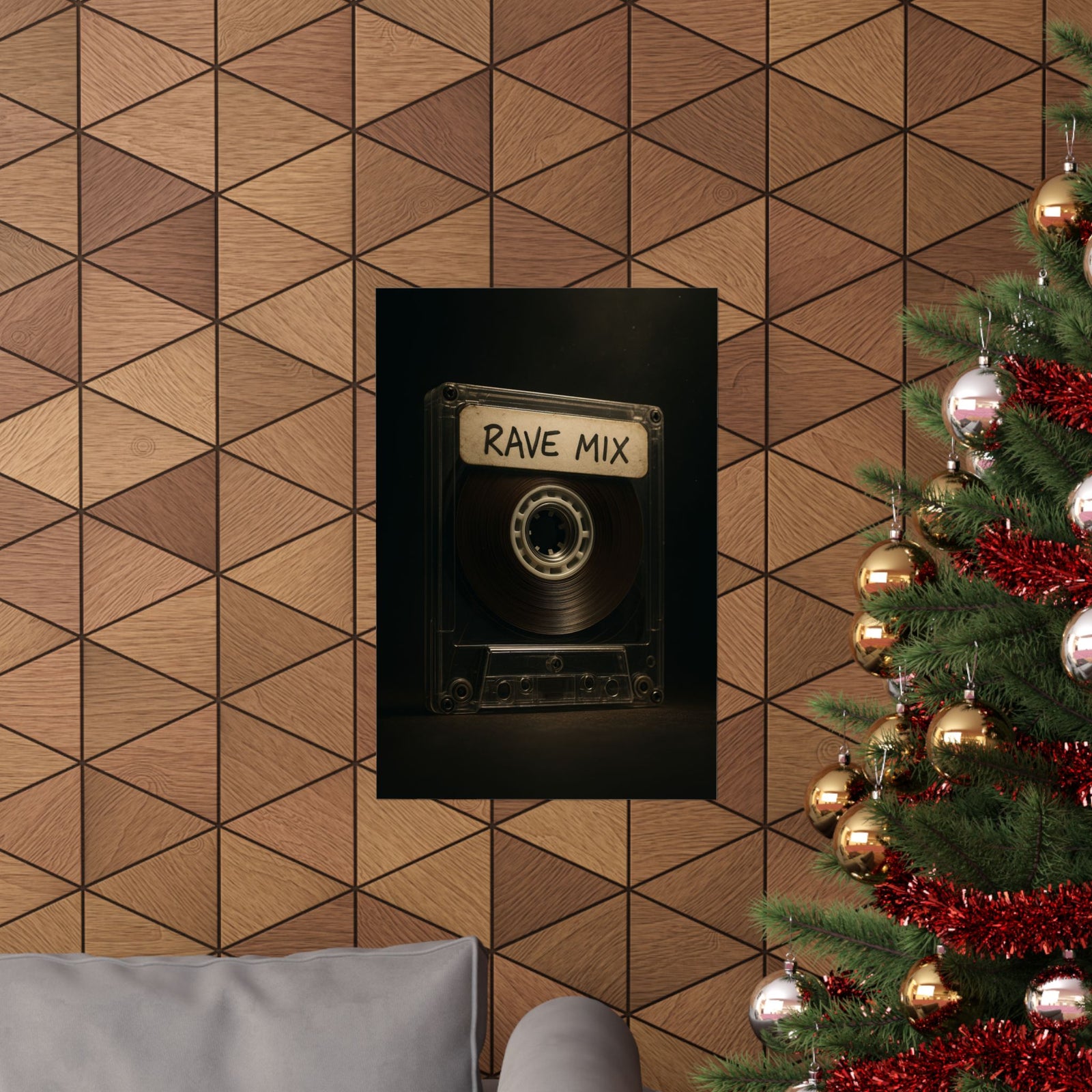 Mixtape Cassette Art Print Poster, Cinematic Studio Key Art