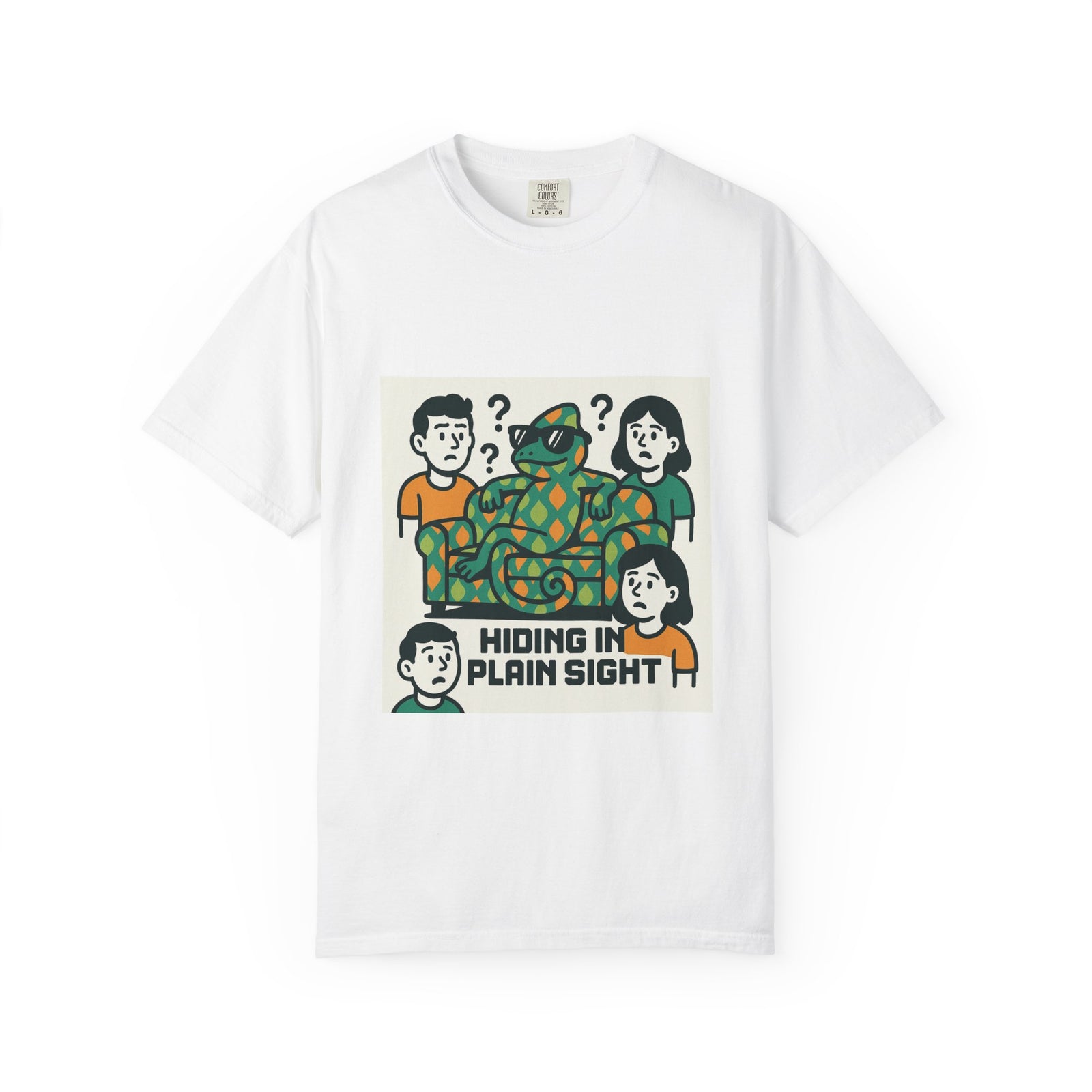 Hiding In Plain Sight Chameleon Tee