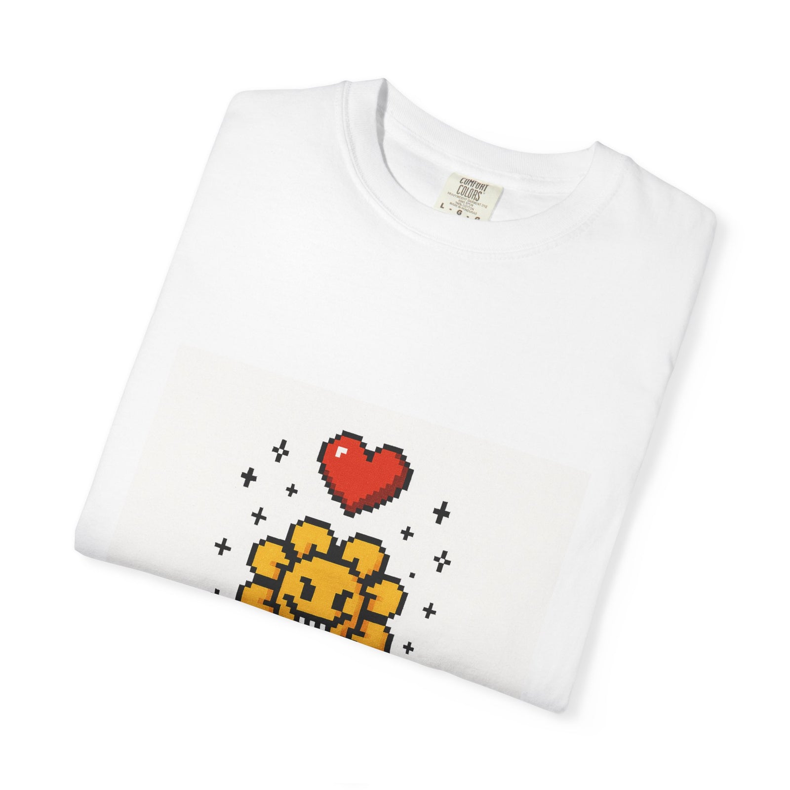 Flower Man Pixel Heart Tee