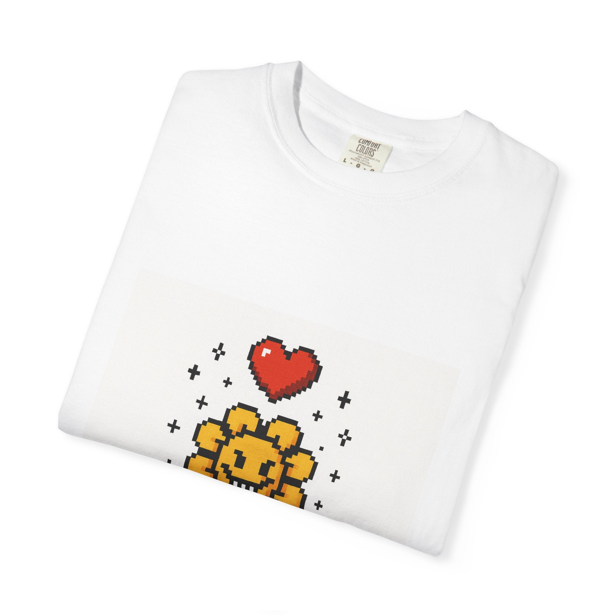 Flower Man Pixel Heart Tee