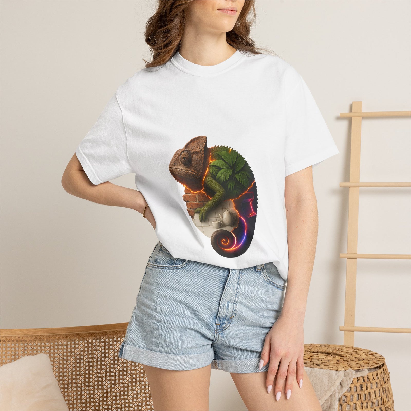Meccha Chameleon Map Absorb Tee