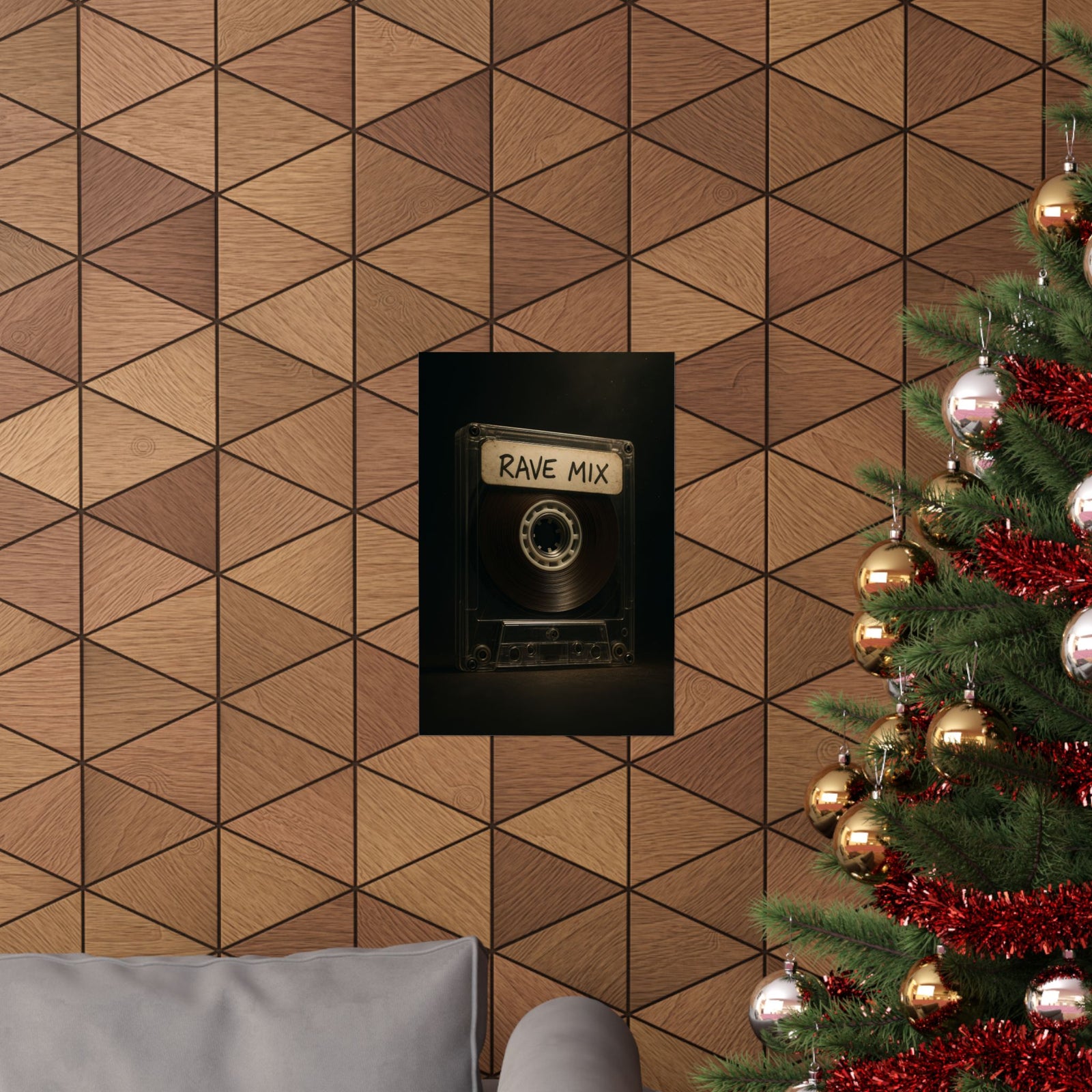 Mixtape Cassette Art Print Poster, Cinematic Studio Key Art