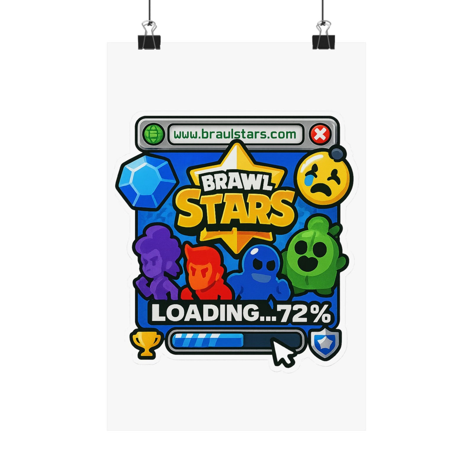 Brawl Stars Early Internet Poster