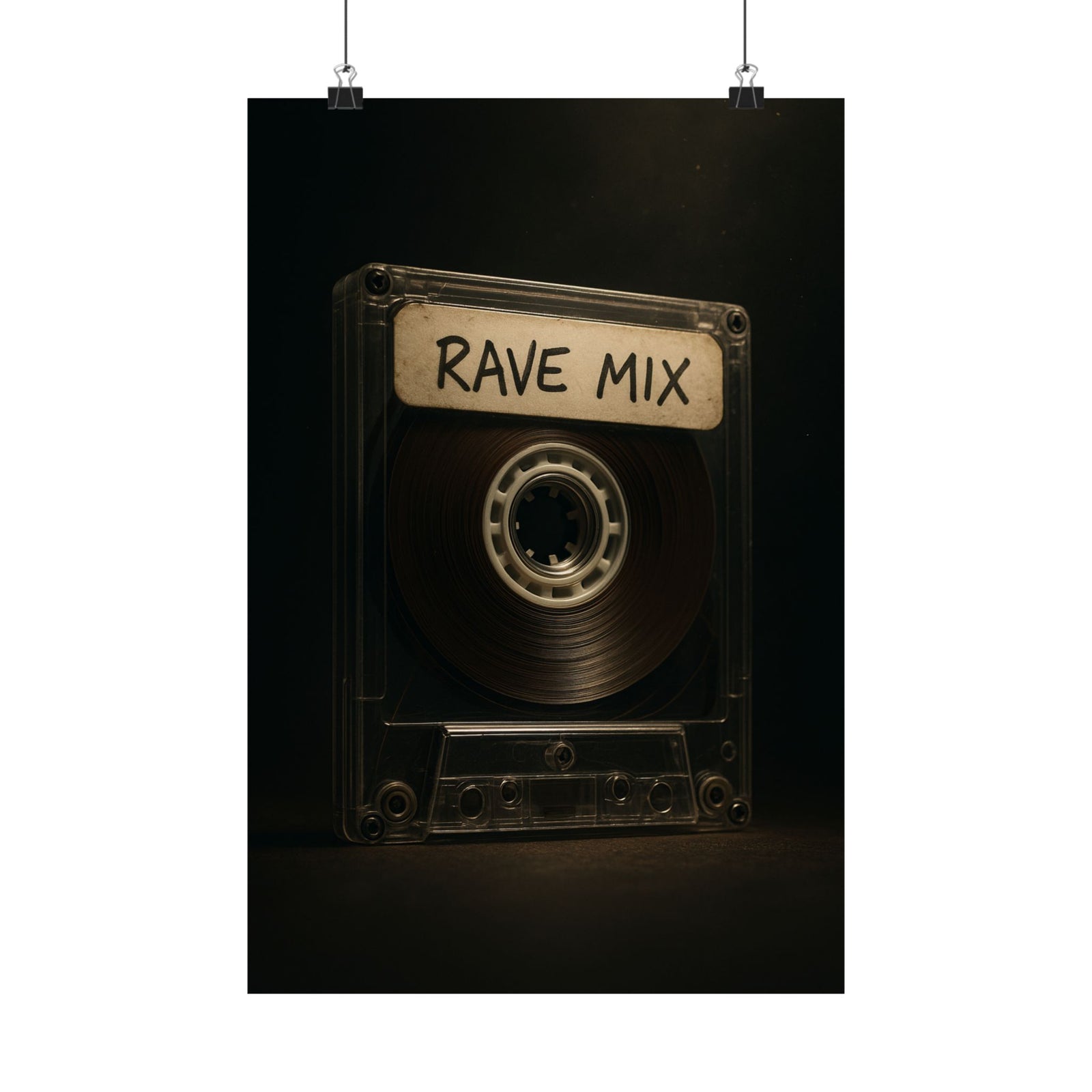 Mixtape Cassette Art Print Poster, Cinematic Studio Key Art