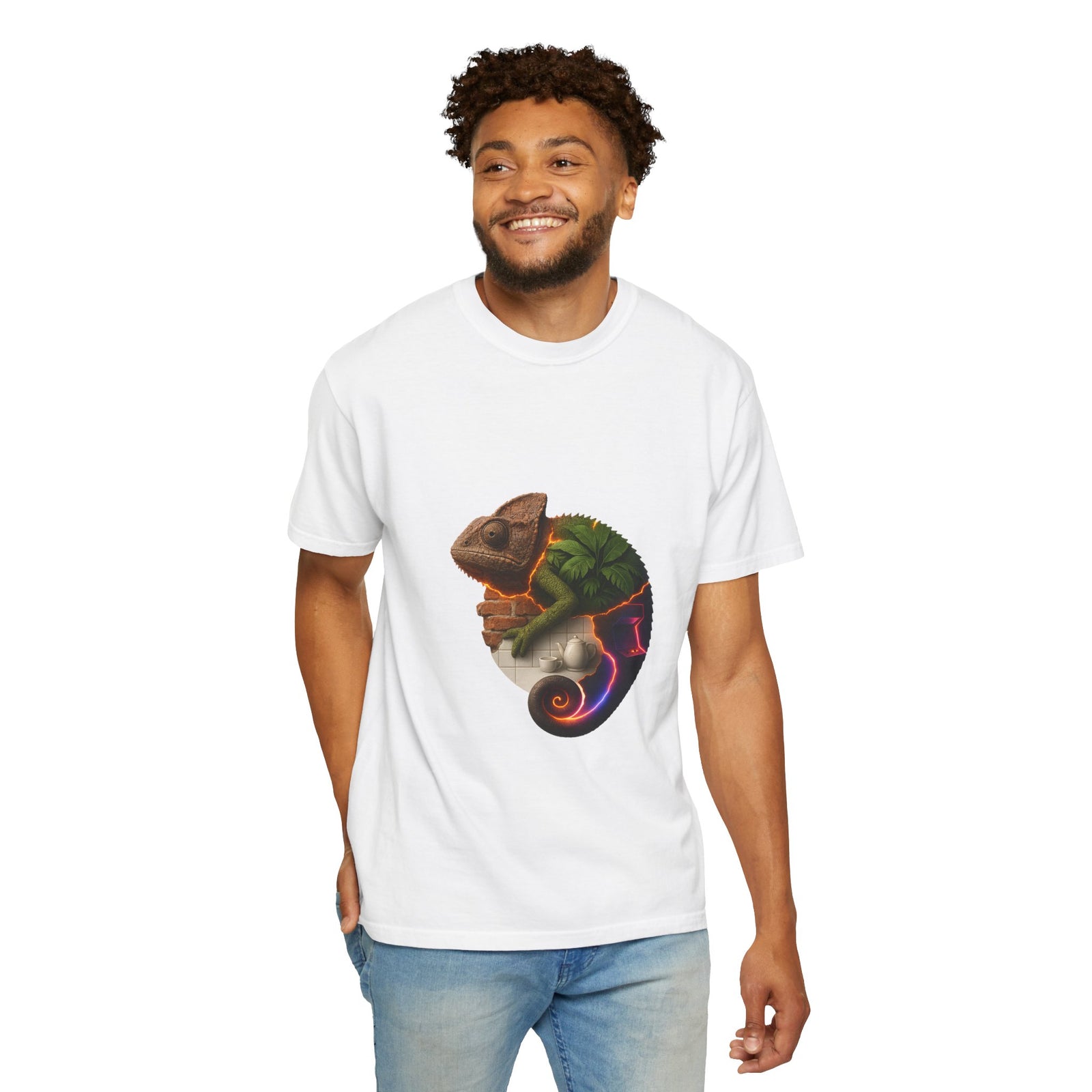 Meccha Chameleon Map Absorb Tee