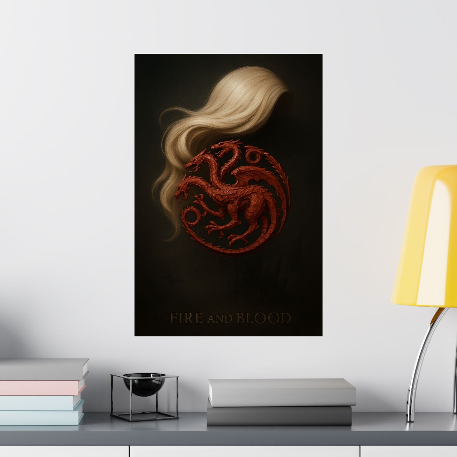 House Of The Dragon Hyper-Real 3D Poster - Wall Art Print