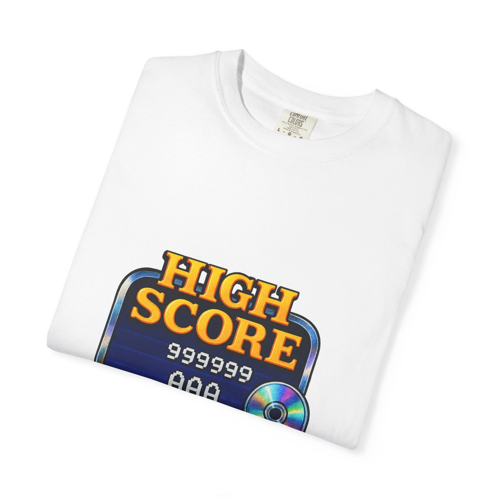 High Score Graphic Tee, Retro Arcade Coin-Op Screen