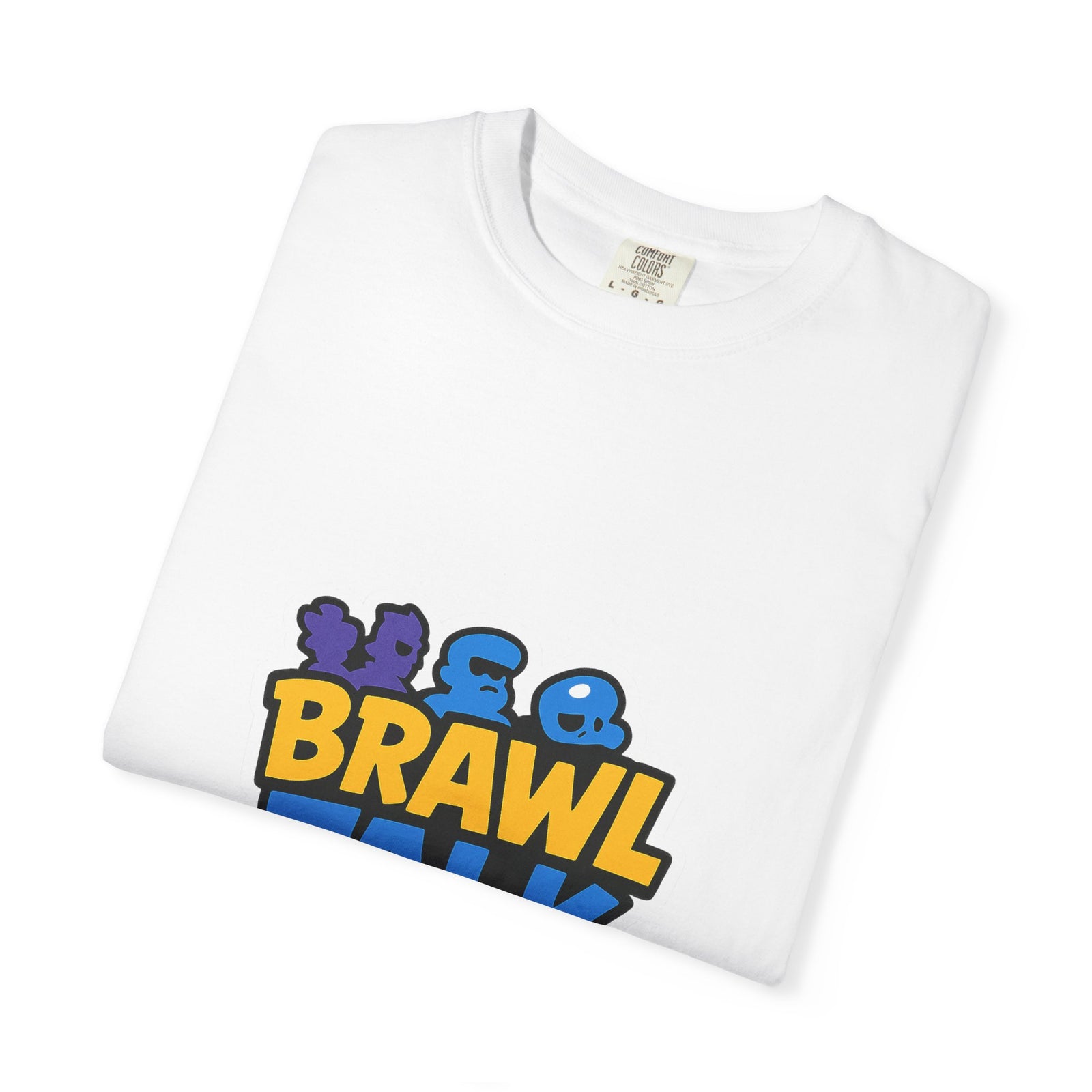 Brawl Stars Mobile Gaming Brawler Tee - Statement Text / Typographic Tee