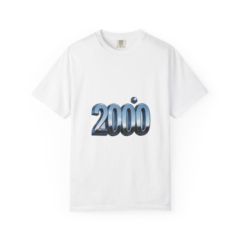 Chrome 2000 Numerals Graphic Tee, Liquid Metal Millennium Vibe