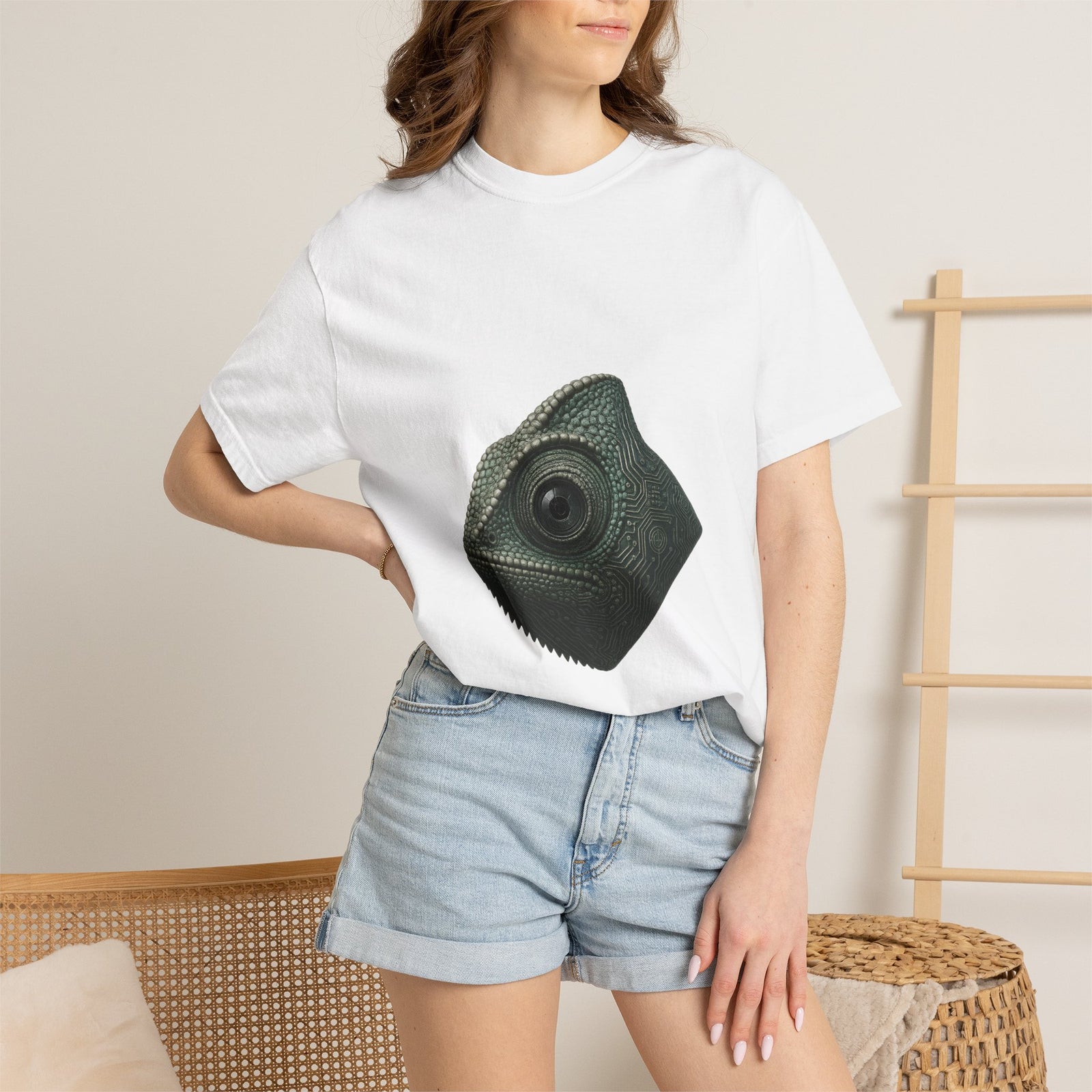 Meccha Chameleon All-Seeing Eye Tee
