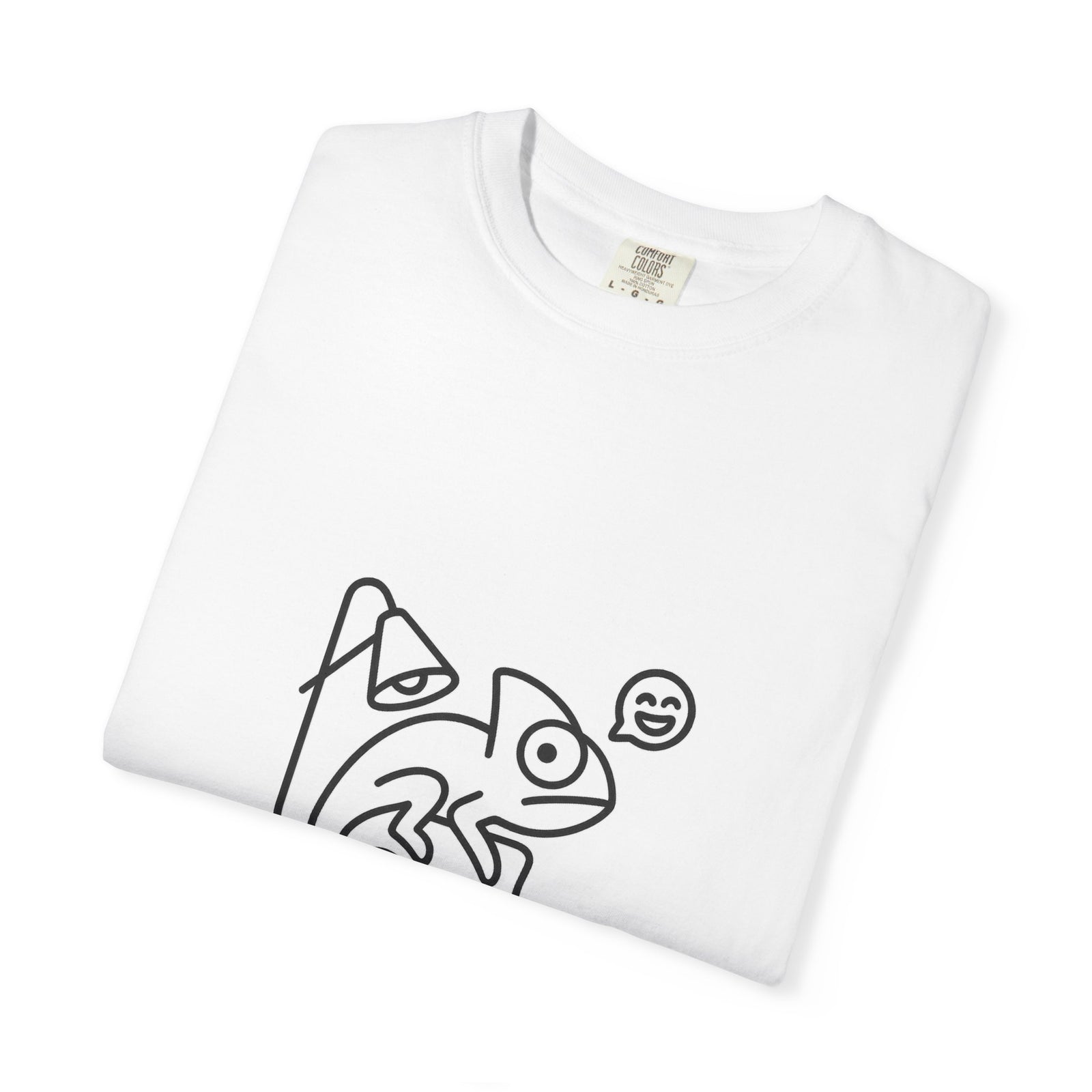 Meccha Chameleon Gaming Prop Hunt Tee - Minimalist Line Art Tee