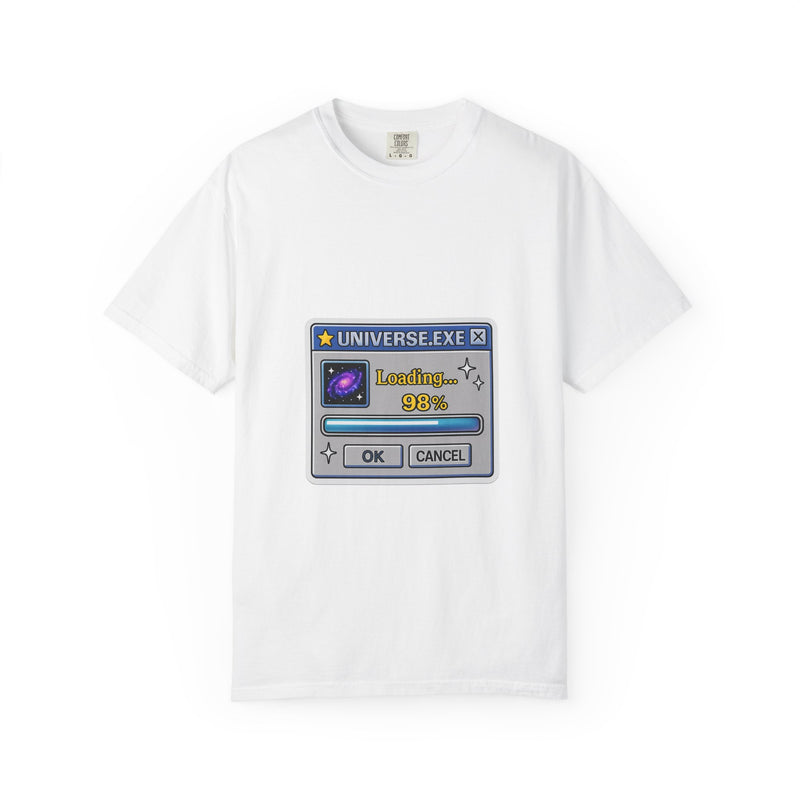 Universe.exe Loading Graphic Tee, Y2K Galaxy Download