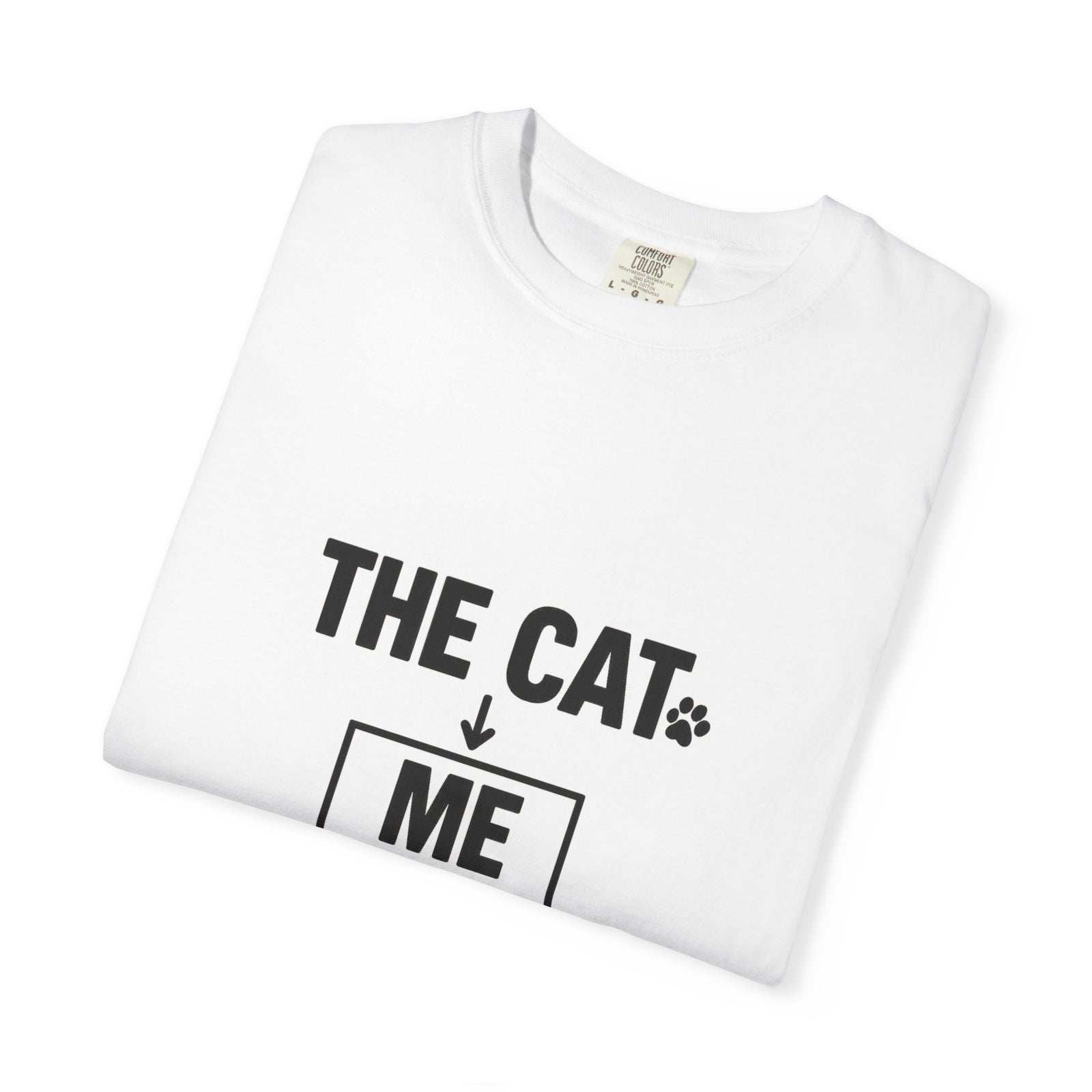 Cat CEO Org Chart Graphic Tee, Corporate Cat Household