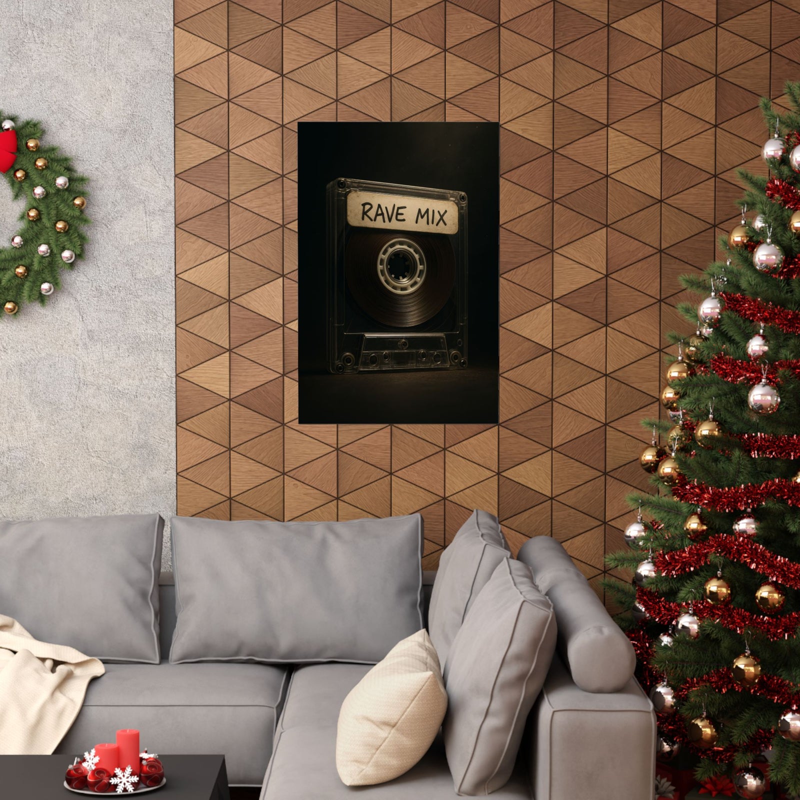 Mixtape Cassette Art Print Poster, Cinematic Studio Key Art