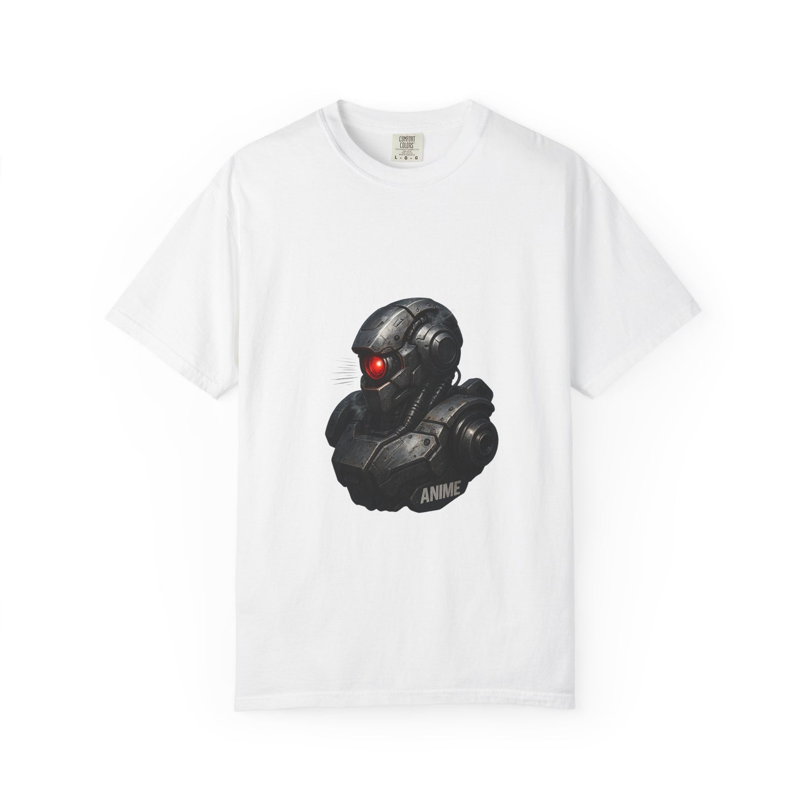 Mecha Armor Detail Graphic Tee, Hyper-Real Robot Hardware